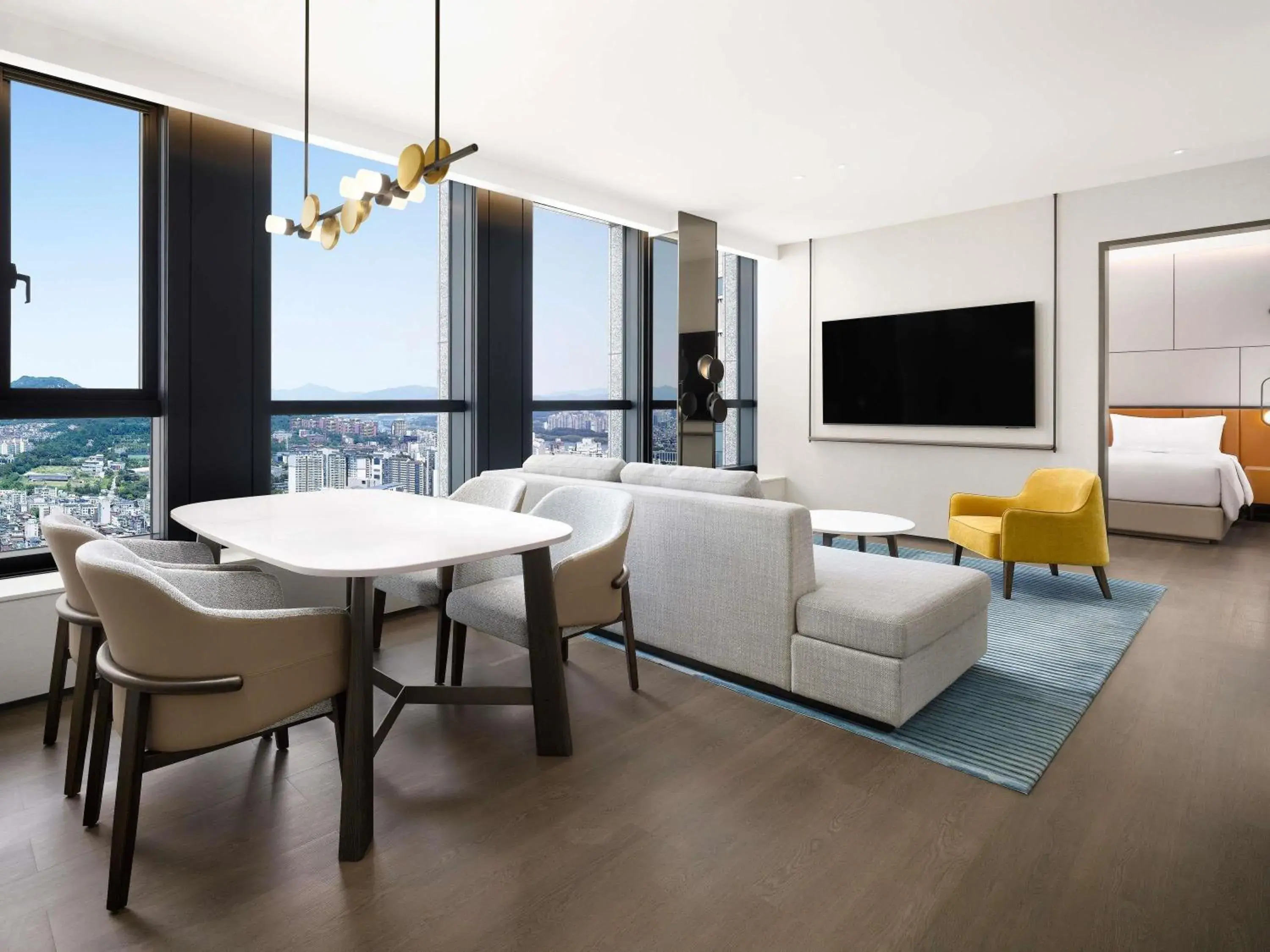 1 Bedroom Premier Family Suite, 1 Double Size Bed & 1 Single Size Bed in Pullman Ambassador Seoul Eastpole 1 Bedroom Premier Family Suite, 1 Double Size Bed & 1 Single Size Bed in Pullman Ambassador Seoul Eastpole