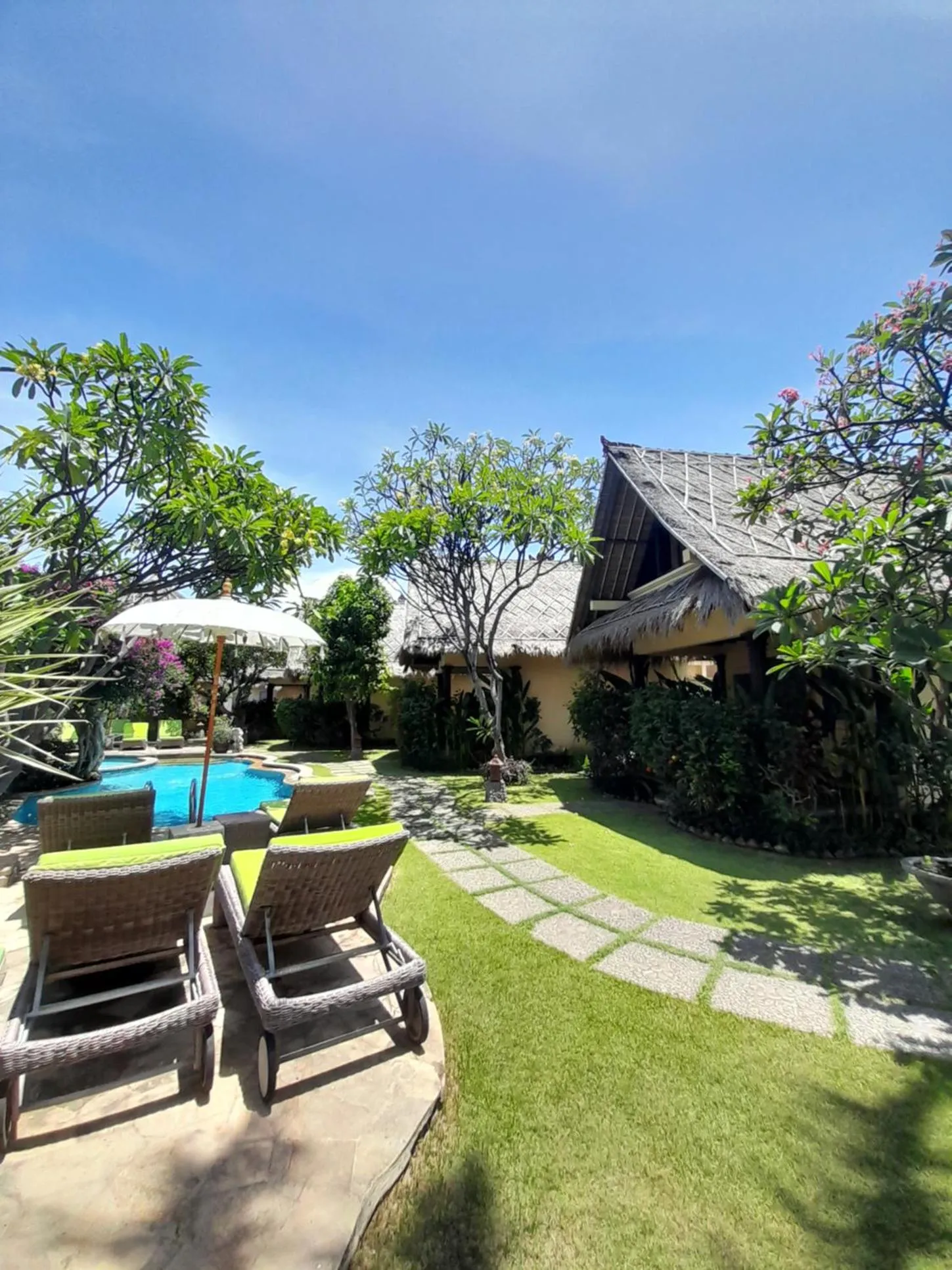 Swimming pool in Life in Amed Beach Hotel