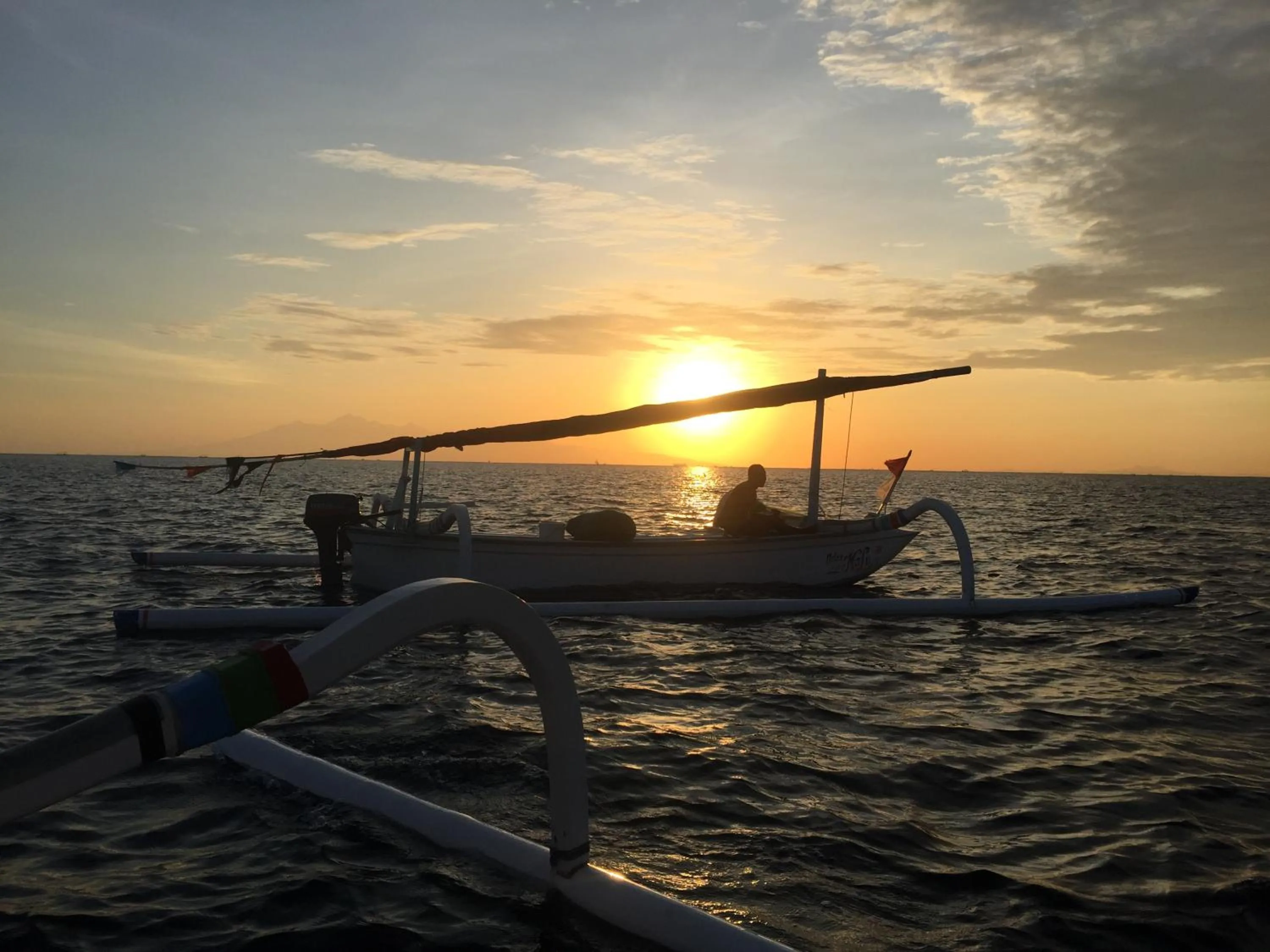Fishing in Life in Amed Beach Hotel