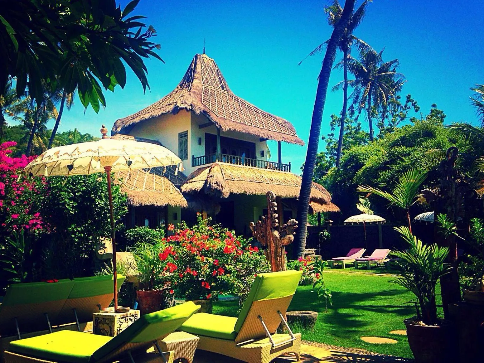 Property building in Life in Amed Beach Hotel