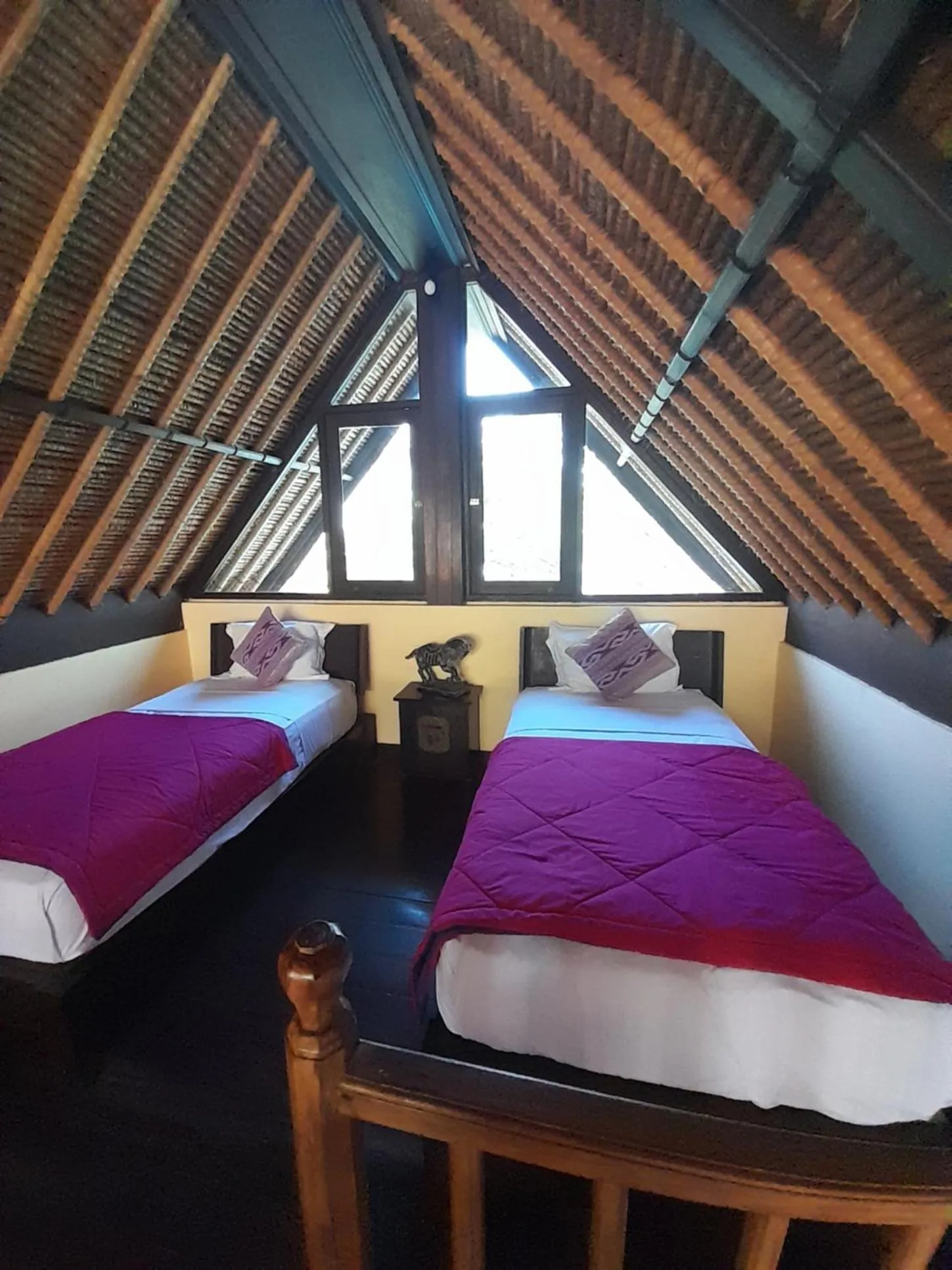 Bedroom, Bed in Life in Amed Beach Hotel