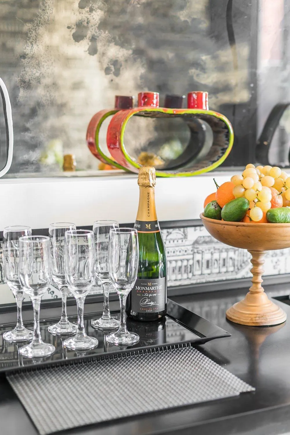 Decorative detail in Rarity Suites