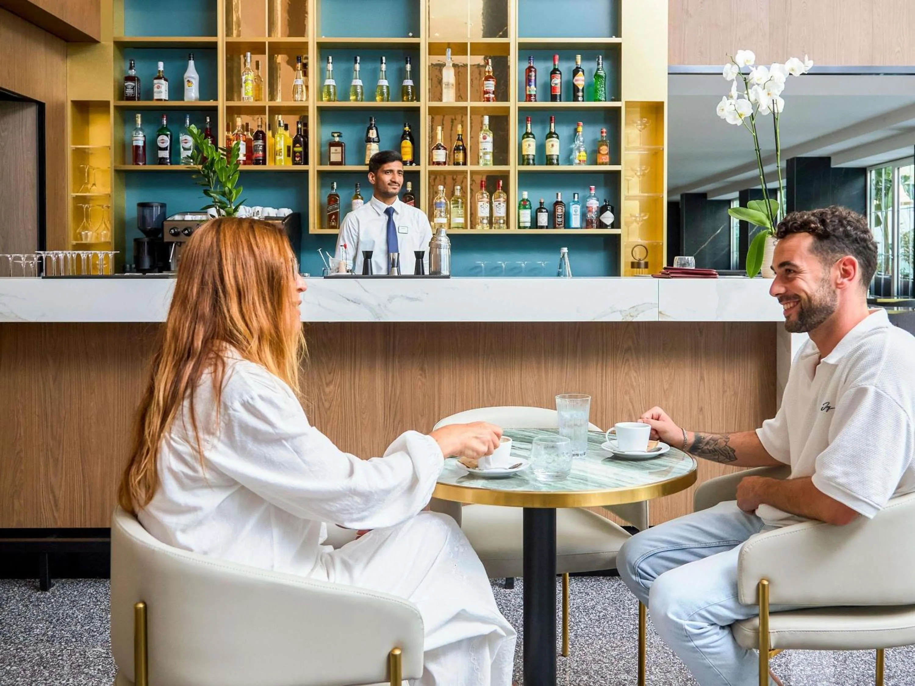 Lounge or bar in Novotel Malta Sliema