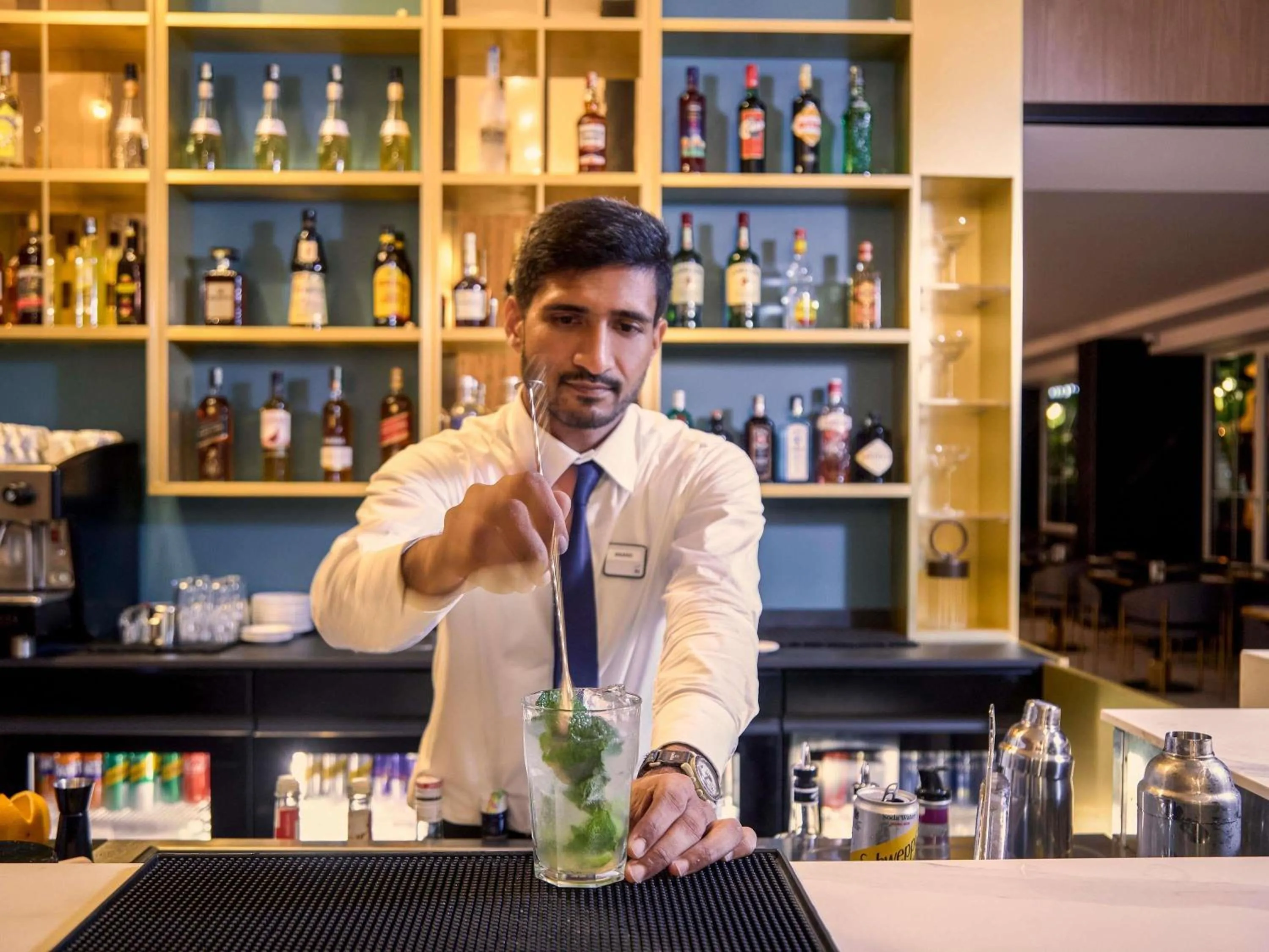 Lounge or bar in Novotel Malta Sliema