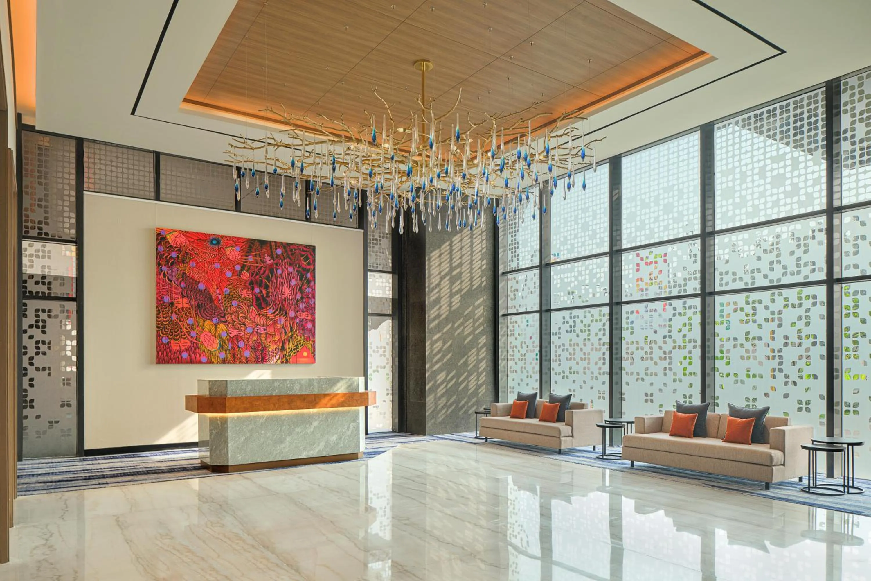 Lobby or reception in Four Points by Sheraton Bekasi