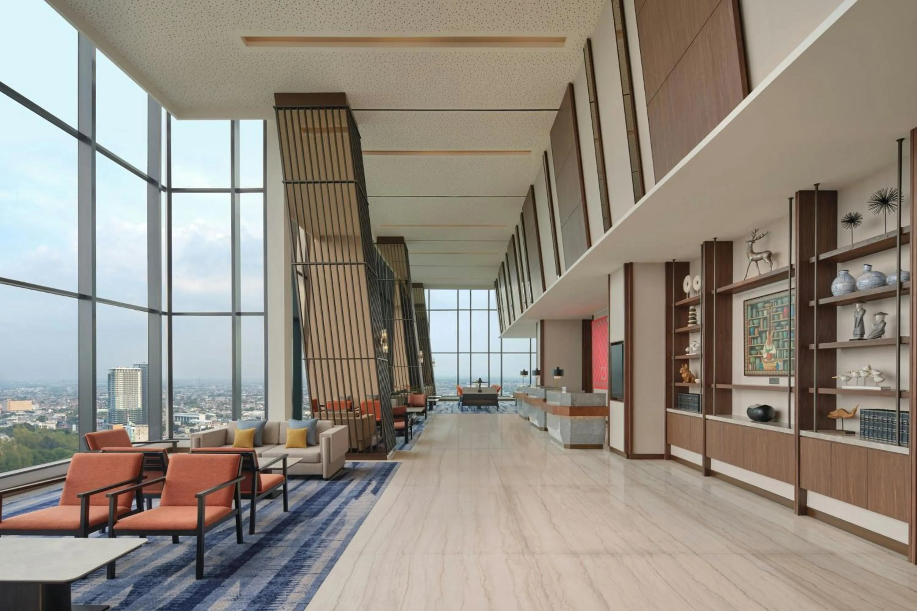 Lobby or reception in Four Points by Sheraton Bekasi