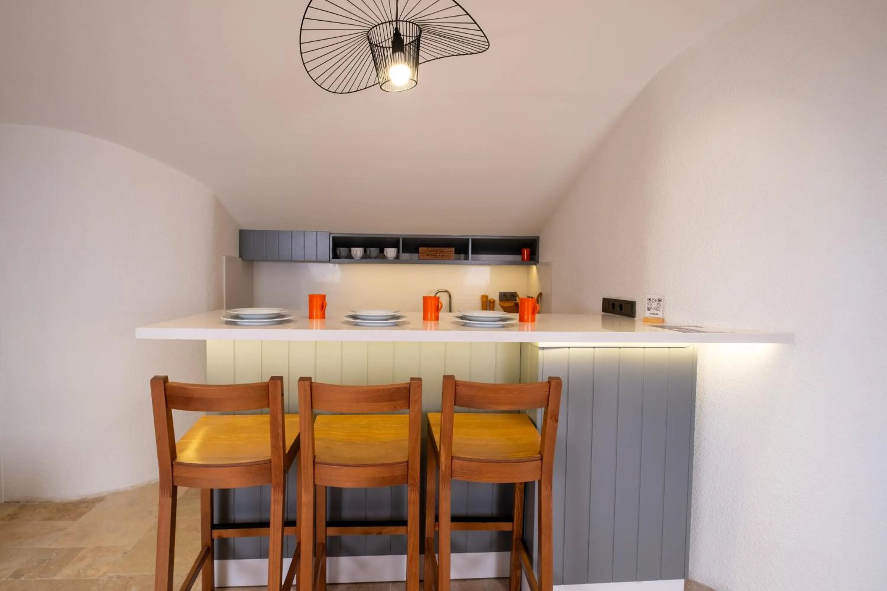 Kitchen or kitchenette in Hotel Club-E