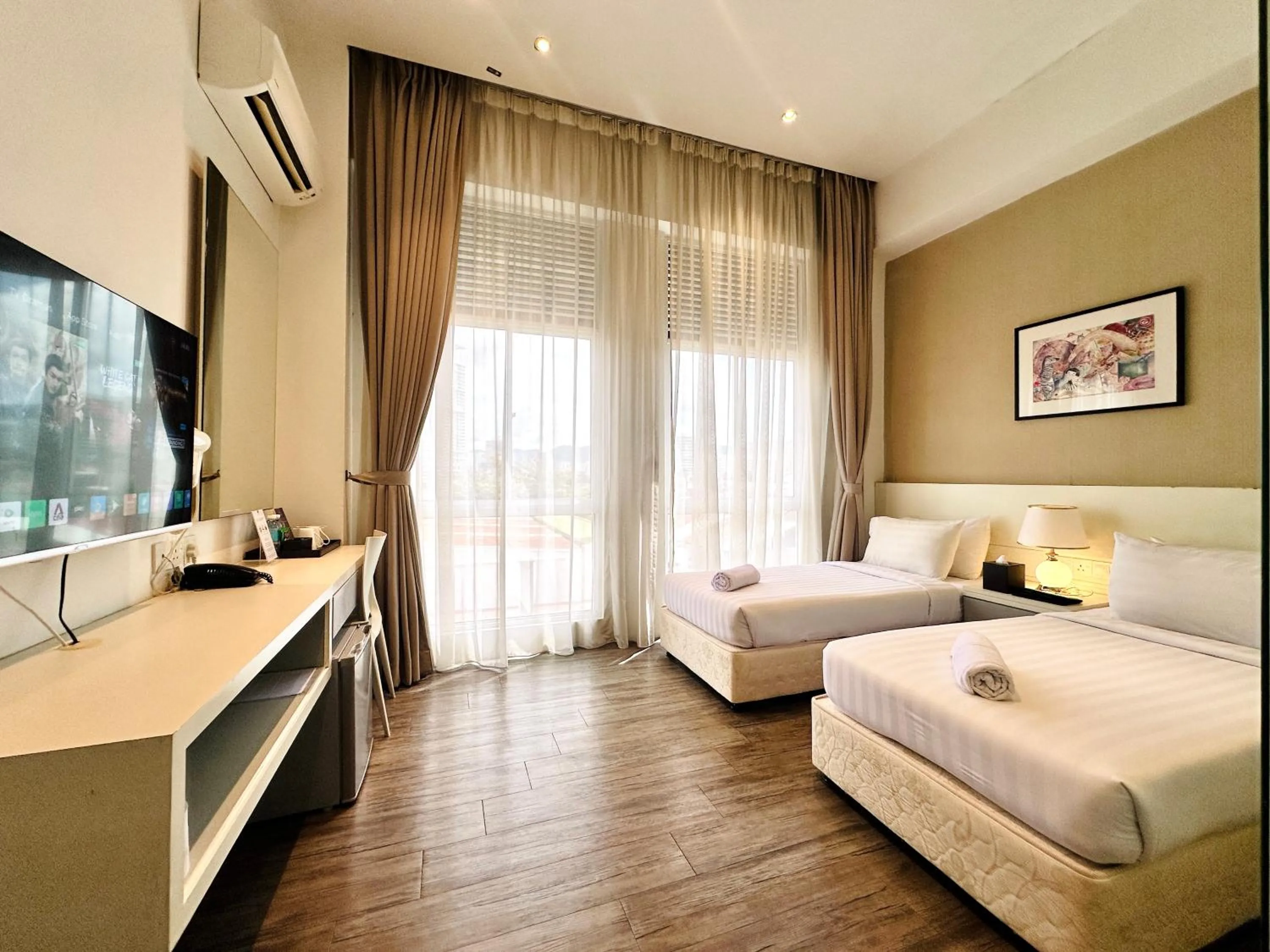 Bed in C Y C Heritage Hotel