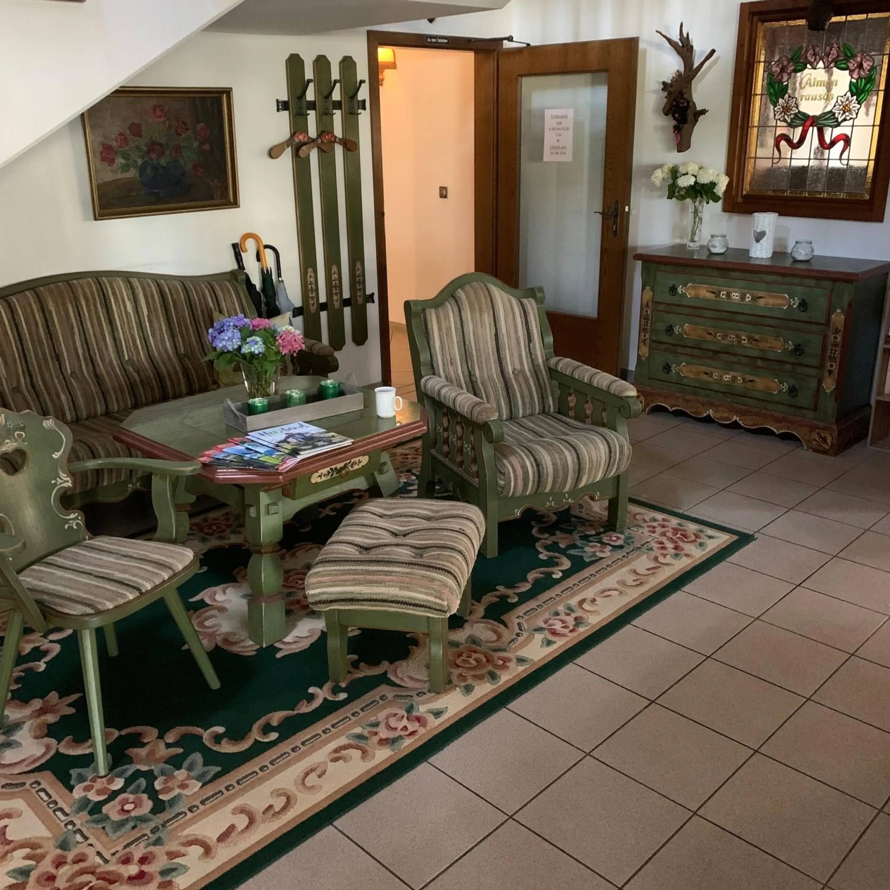 Lobby or reception in Hotel Almenrausch