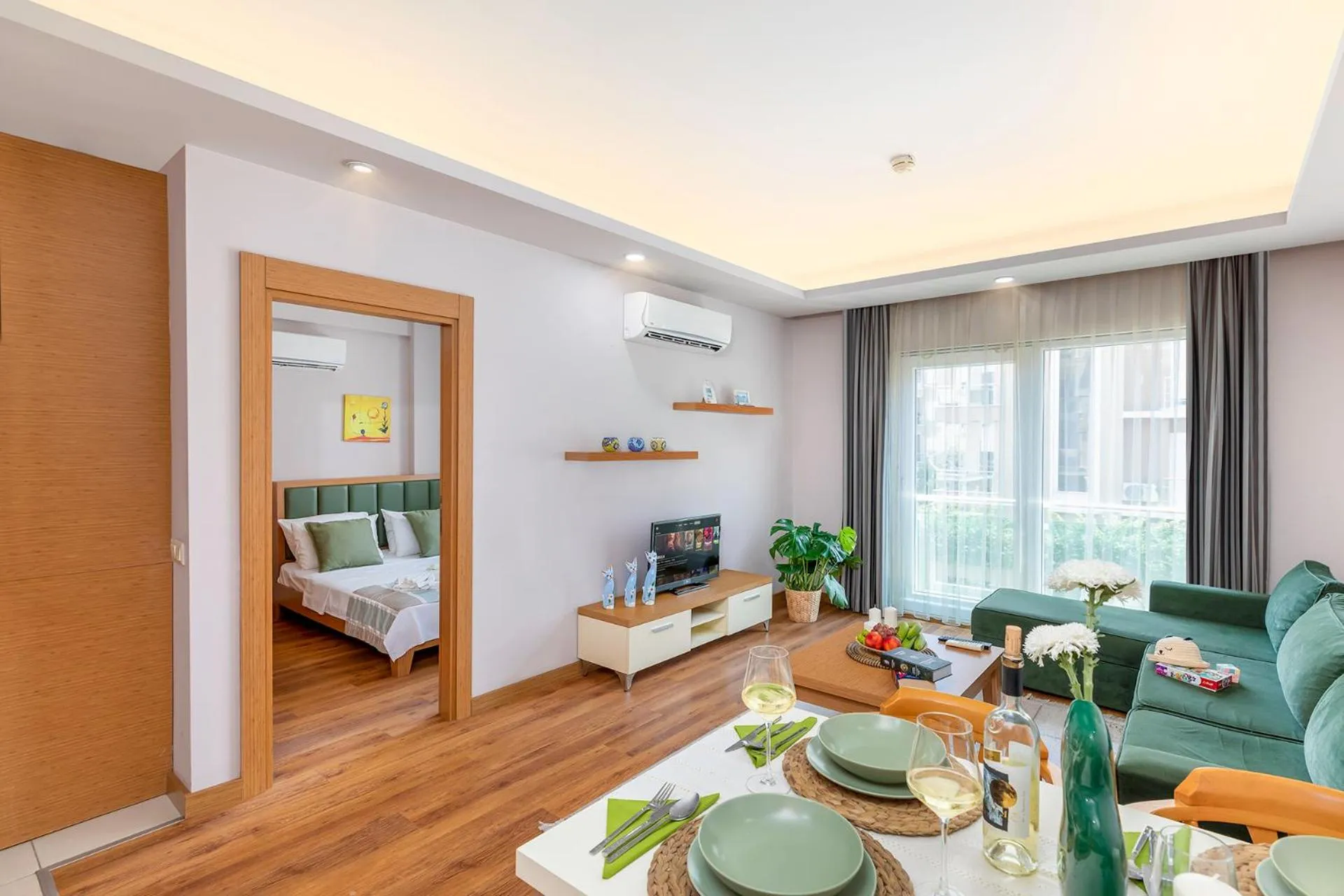 TV and multimedia, Bed in The Suites