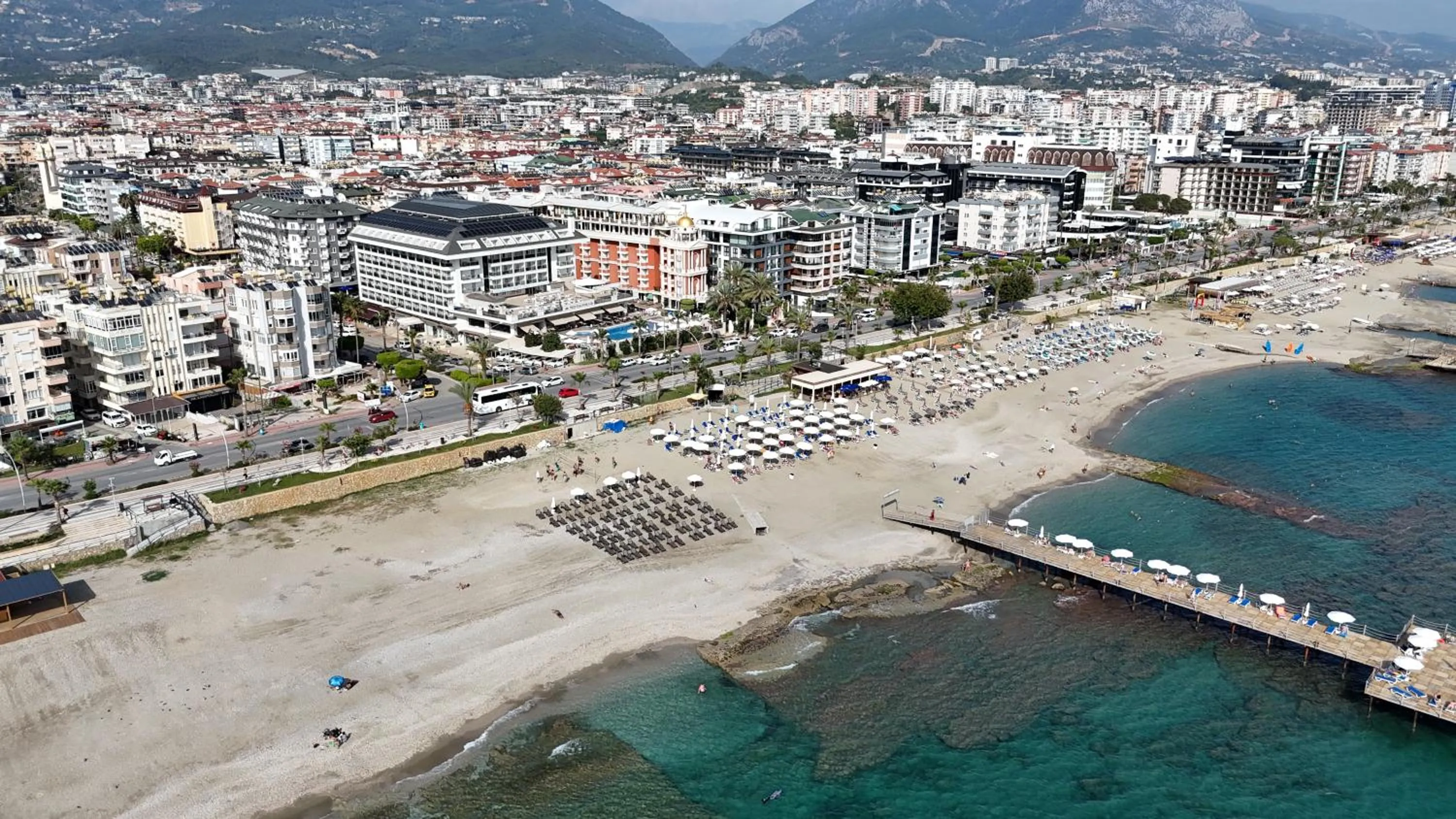 Beach in Cıtrus Plaza Hotel