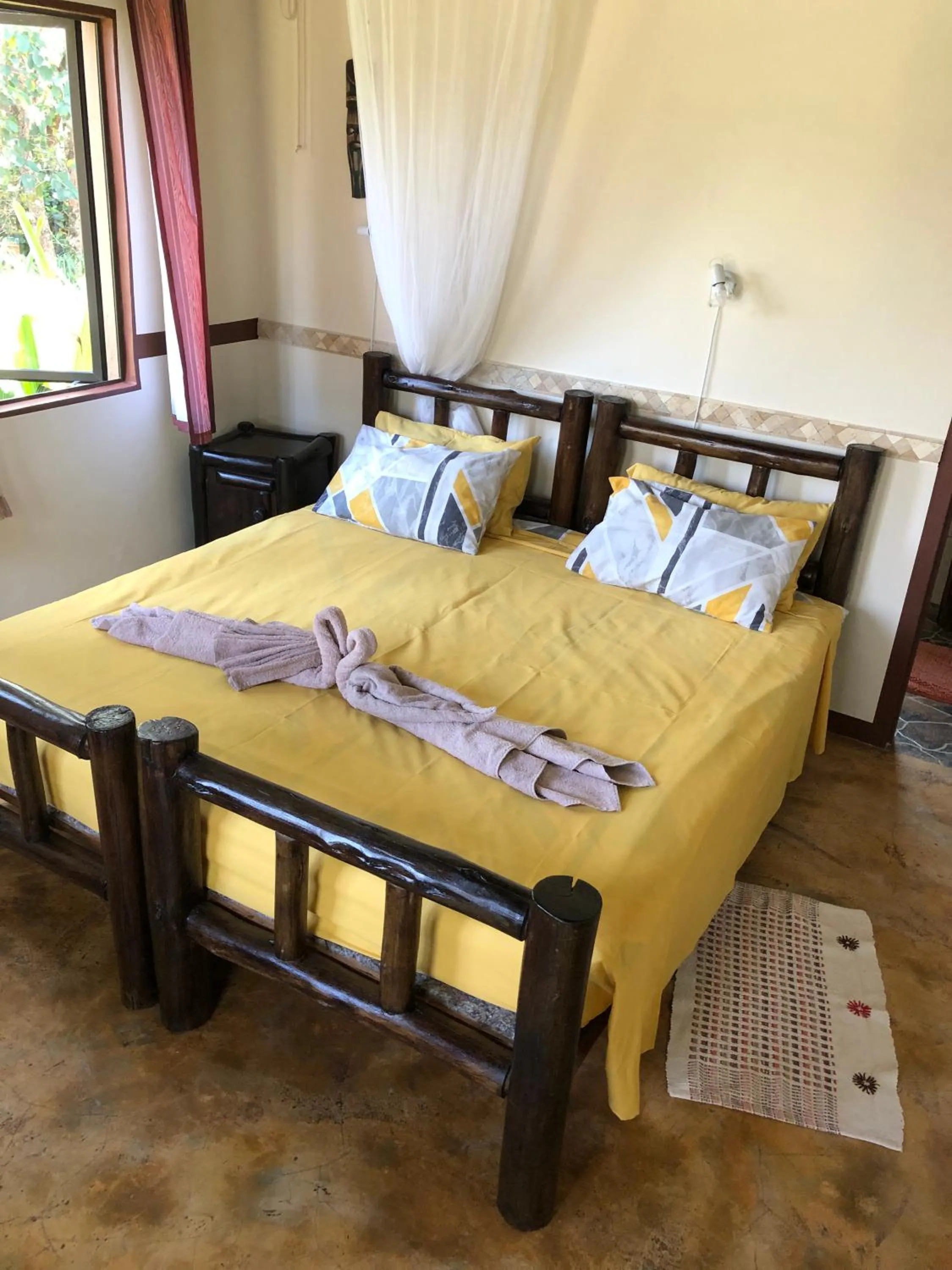 Bed in Thokozani Lodge