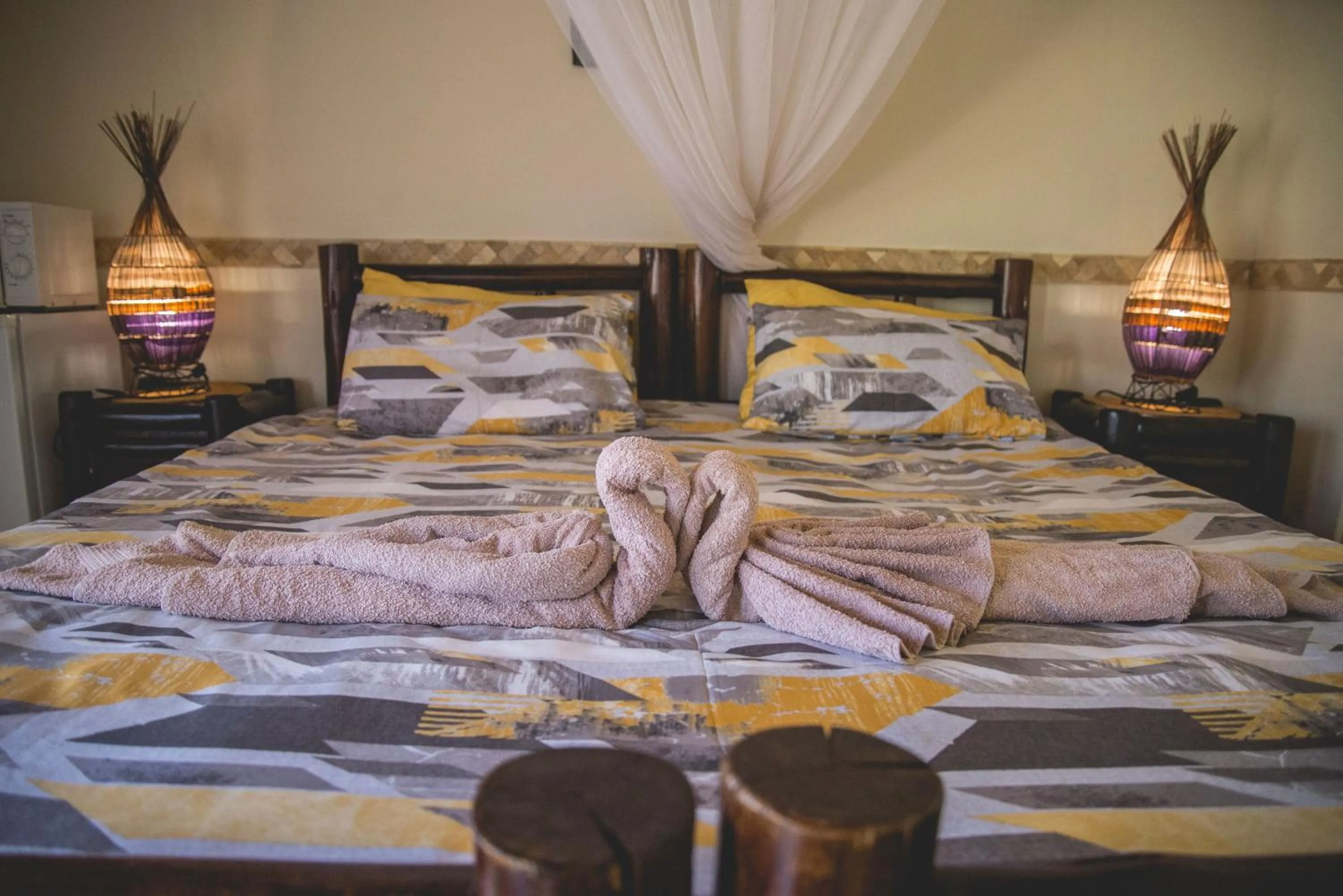 Bed in Thokozani Lodge