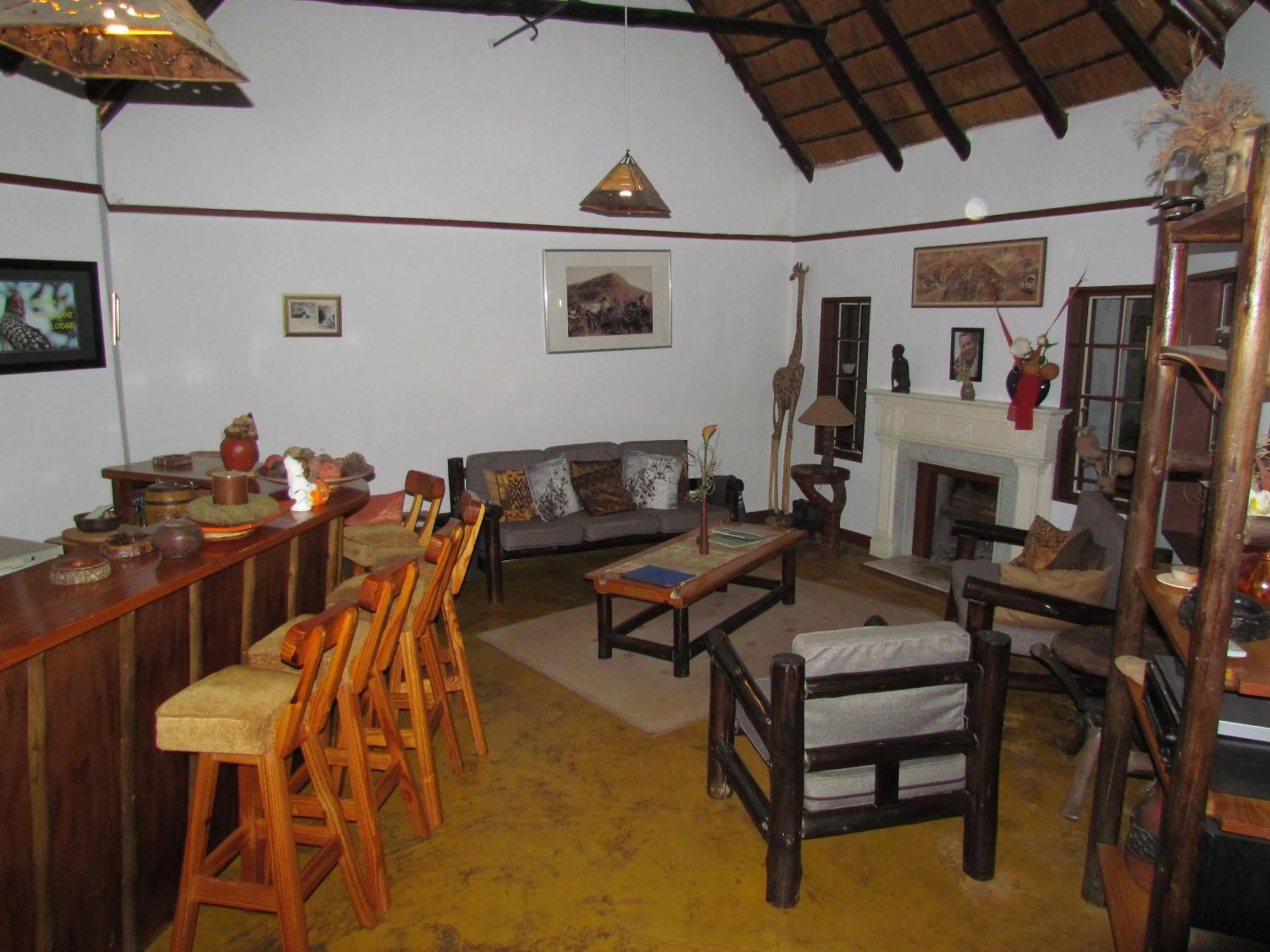 Lounge or bar in Thokozani Lodge