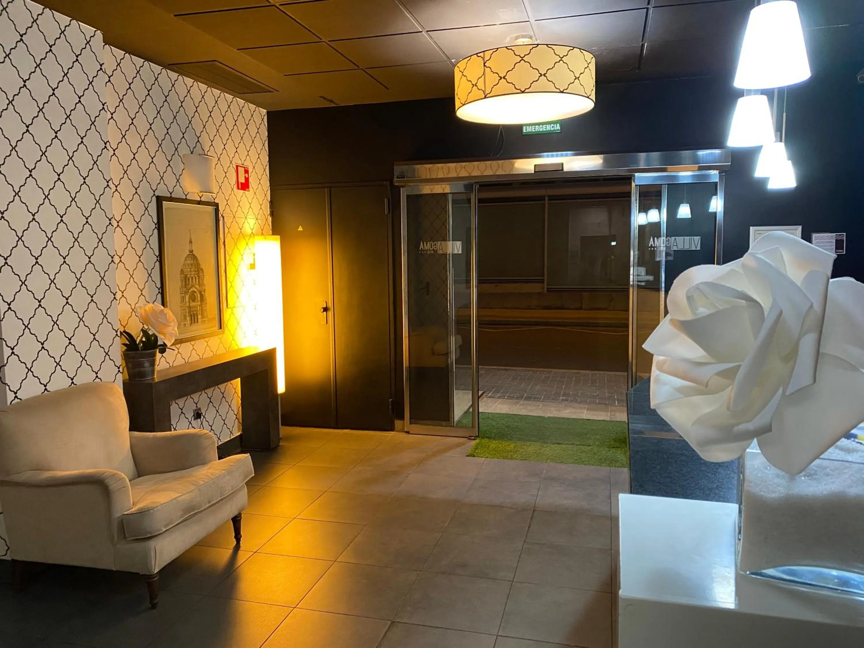 Lobby or reception in U Hotel Villa-Gomá