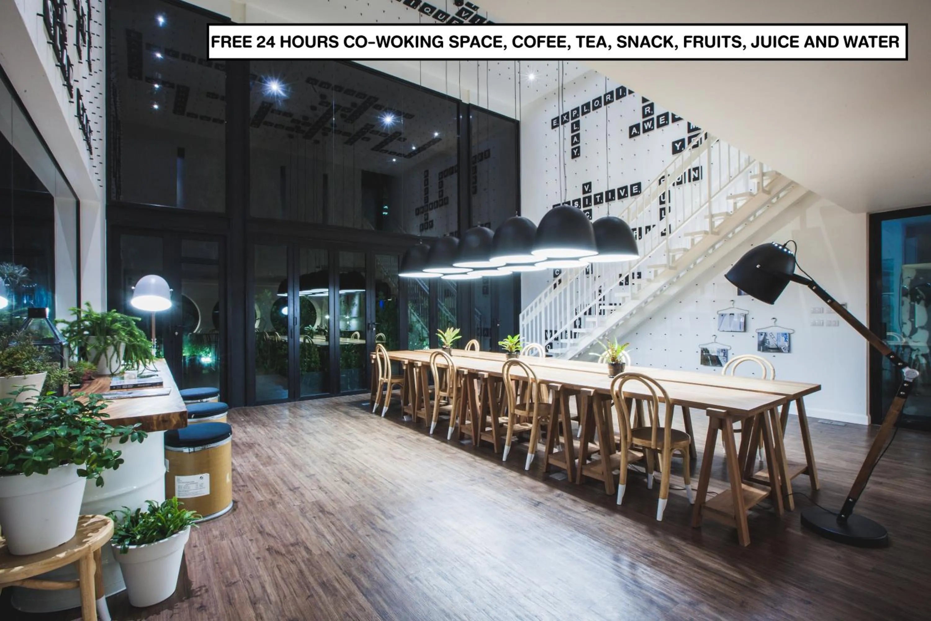 Meeting/conference room in Blu Monkey Hub and Hotel Phuket Town- Free All Day Coworking space