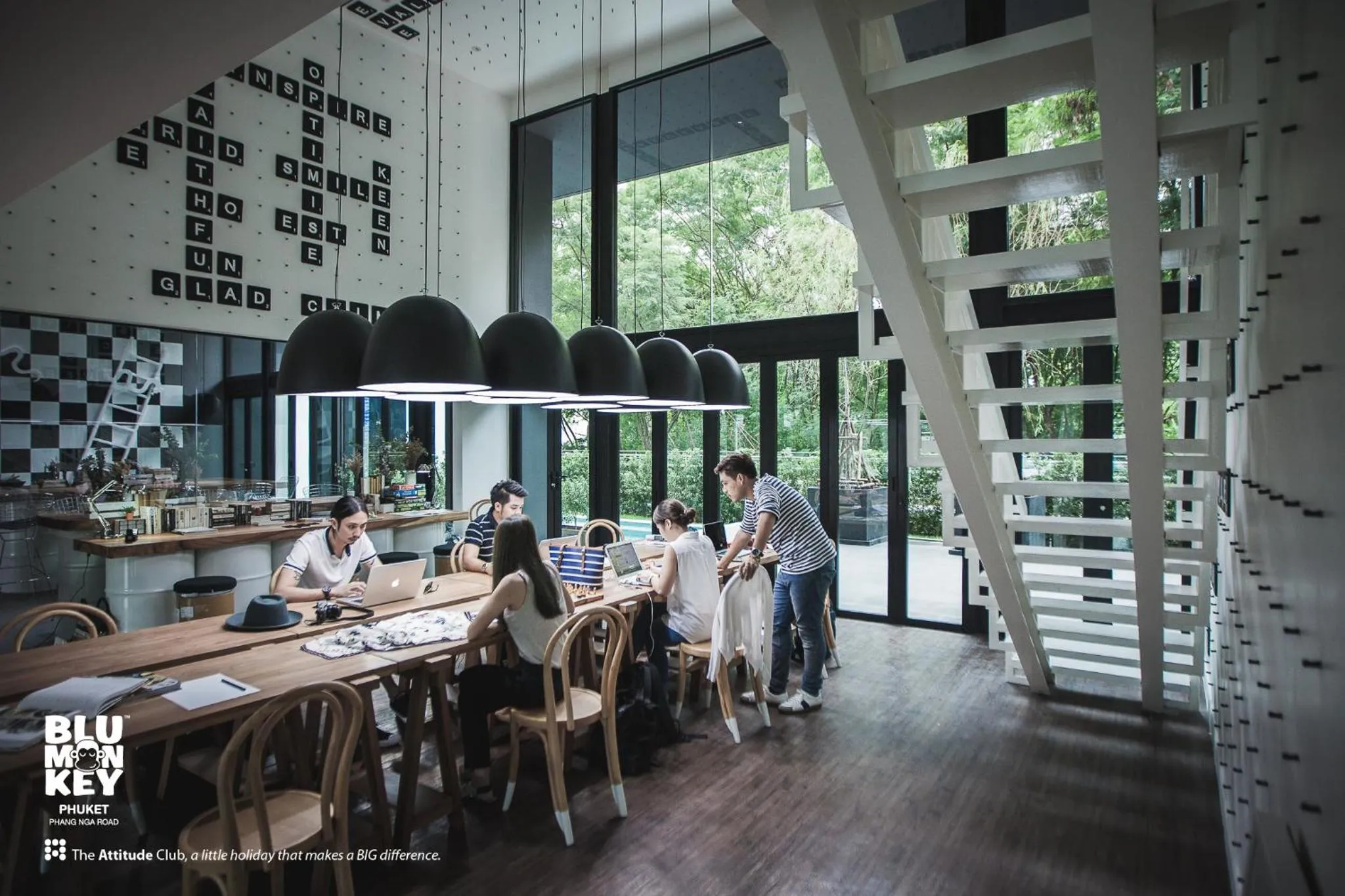 Meeting/conference room in Blu Monkey Hub and Hotel Phuket Town- Free All Day Coworking space