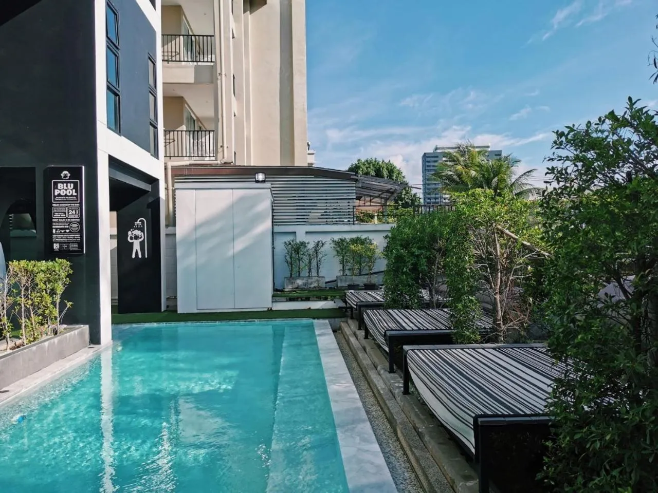Swimming pool in Blu Monkey Hub and Hotel Phuket Town- Free All Day Coworking space