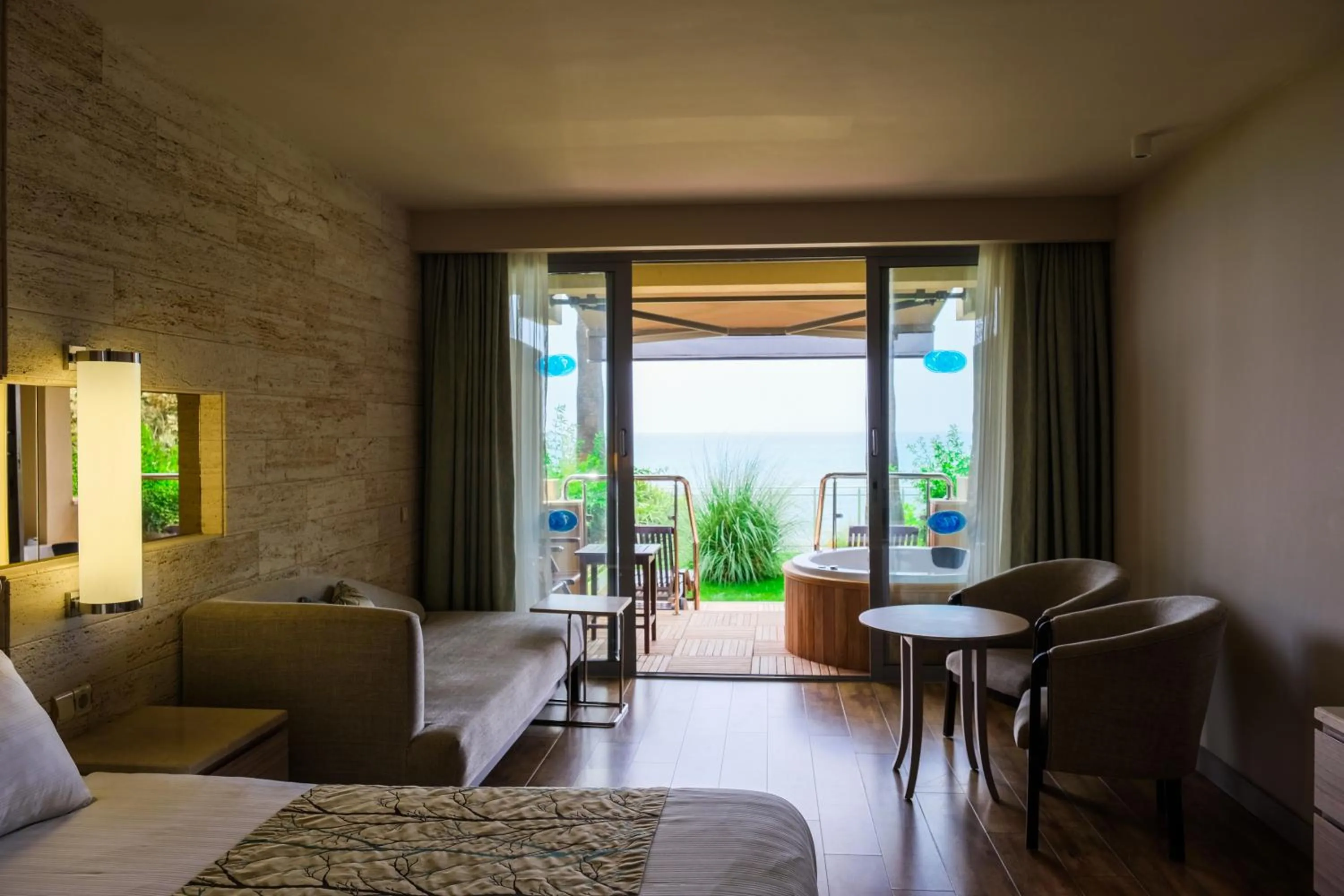 Sea view, Bed in Melas Resort Hotel