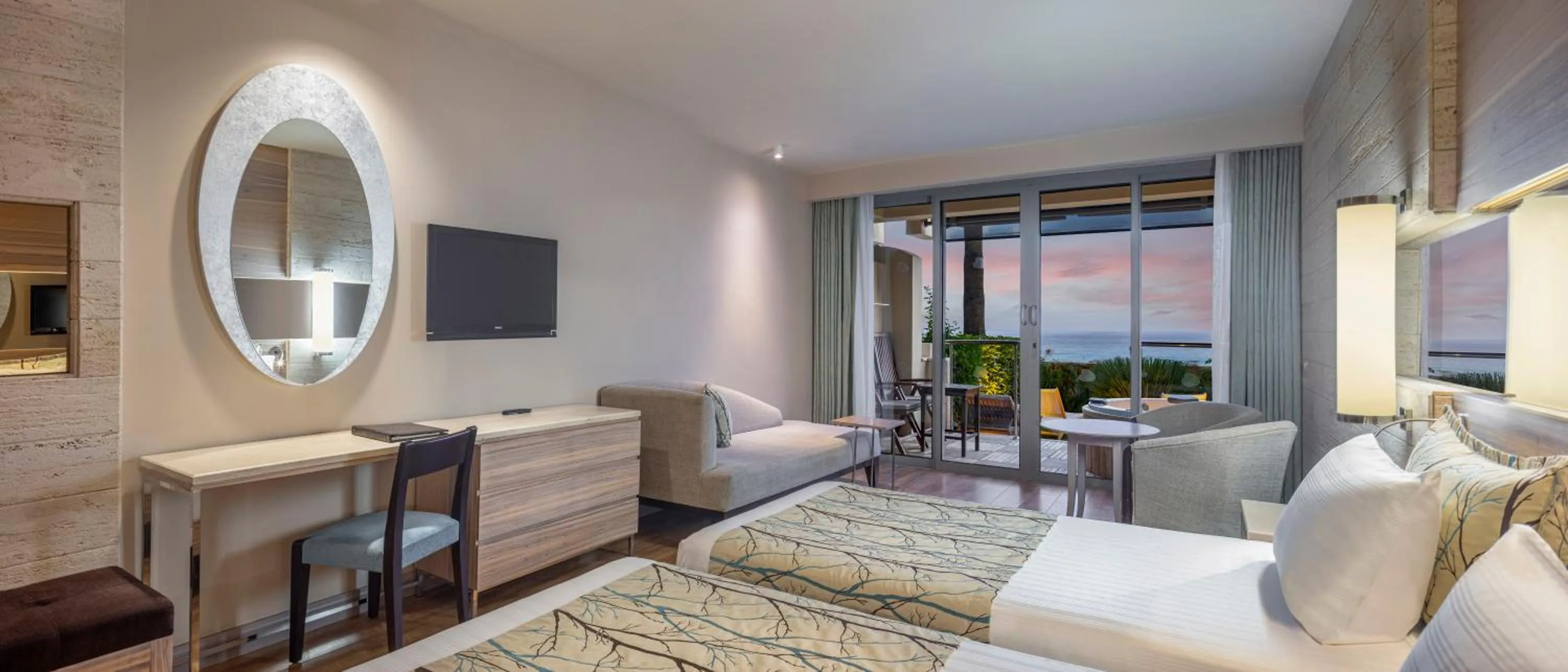 Bed in Melas Resort Hotel