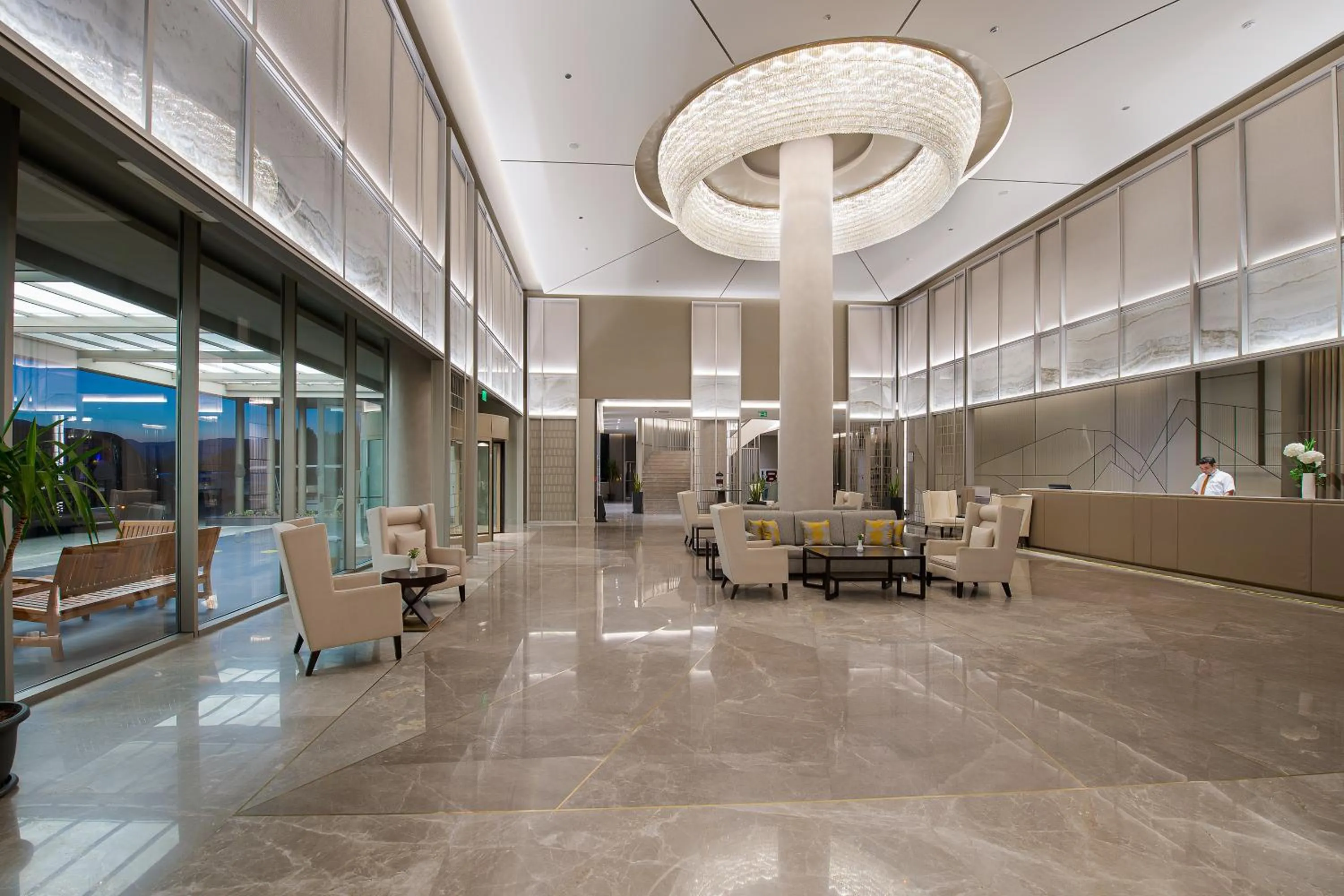 Lobby or reception in Melas Resort Hotel