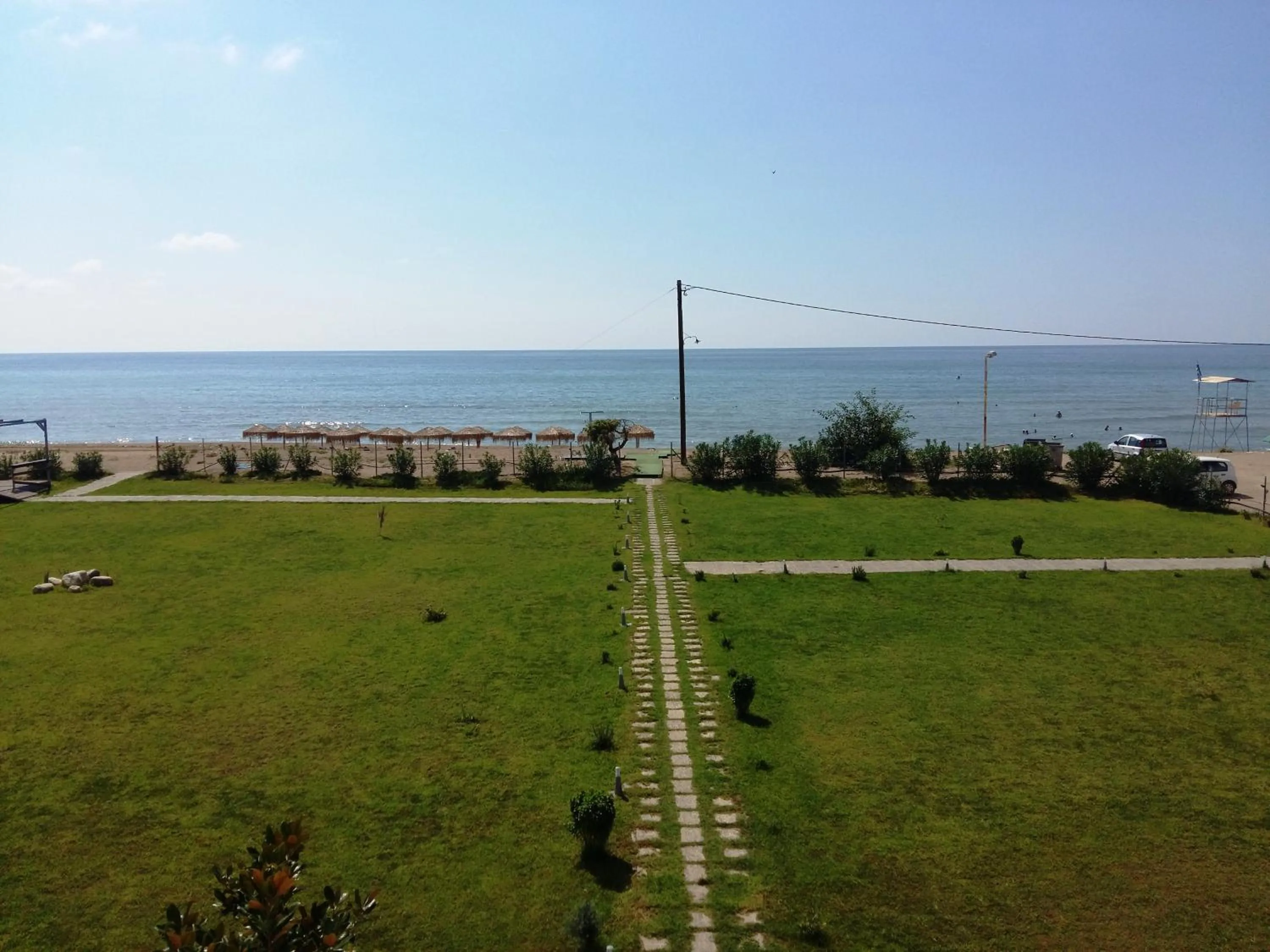 Garden in Ostria Hotel Kakovatos Beach