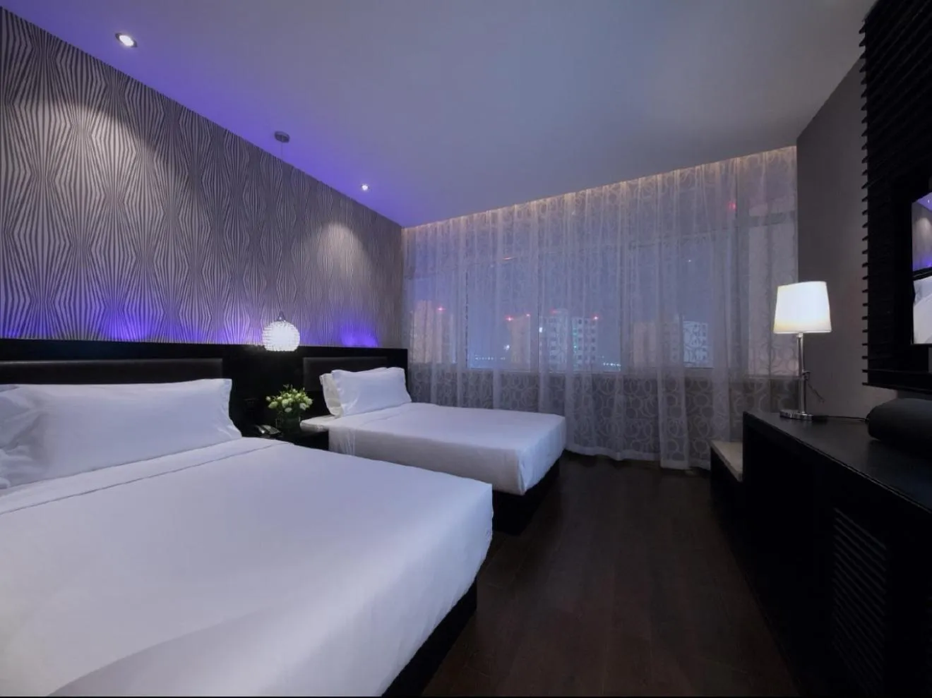 Bed in Crystal Orange Hotel Tianjin Jinghai Dongfanghong Road