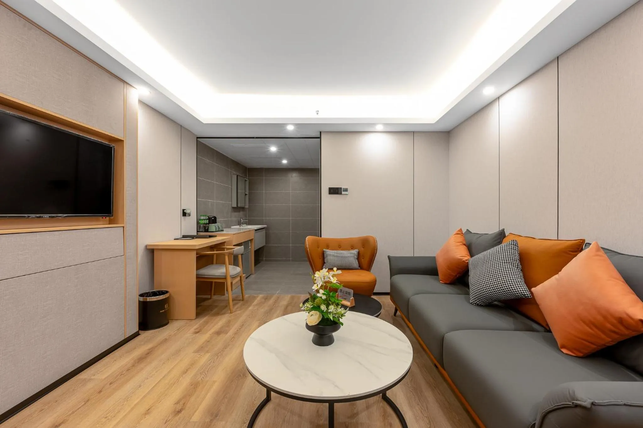 Living room in Rama9 No1 Hotel