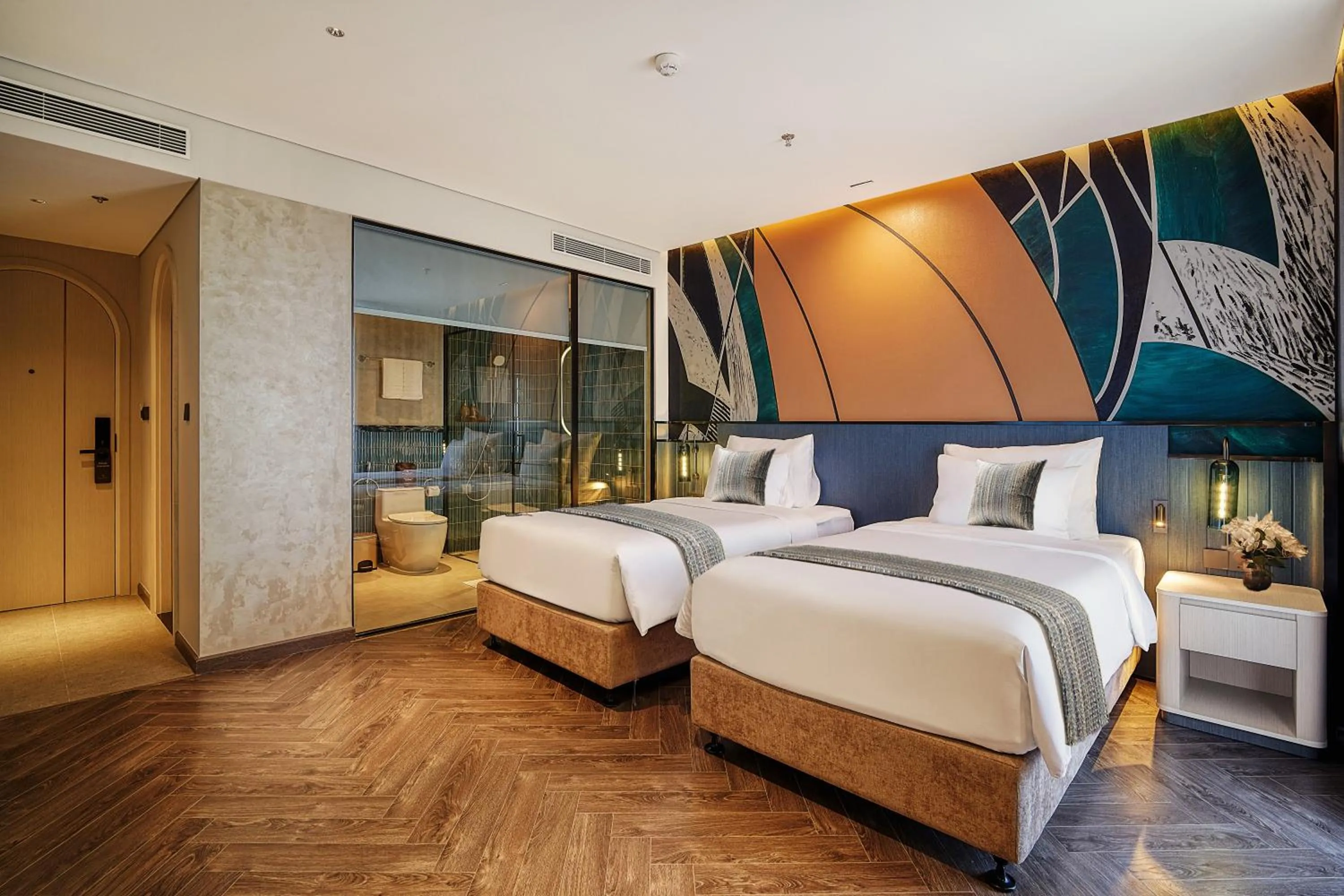 Bed in Champton Nha Trang Hotel