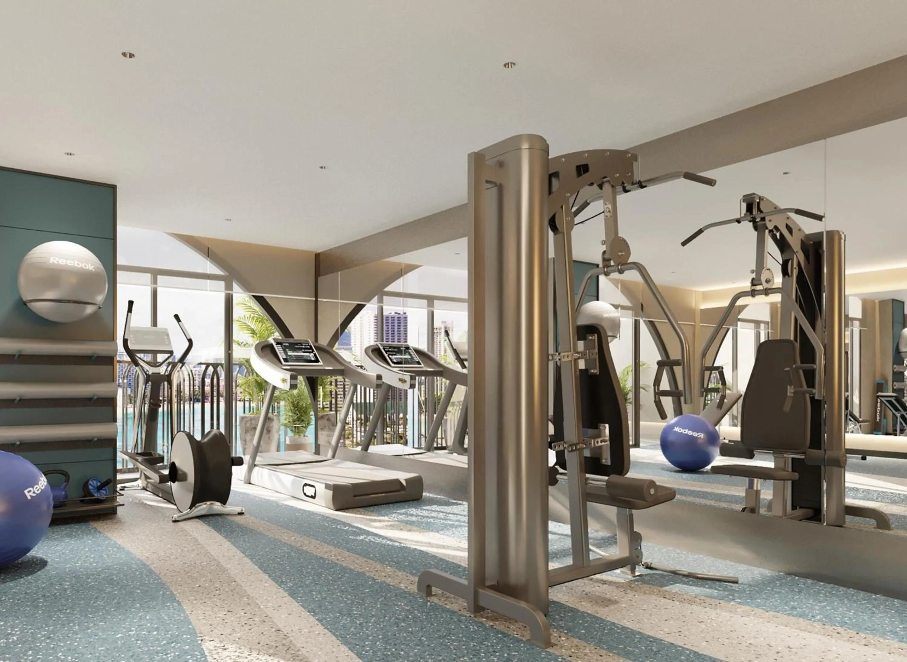 Fitness centre/facilities in Champton Nha Trang Hotel
