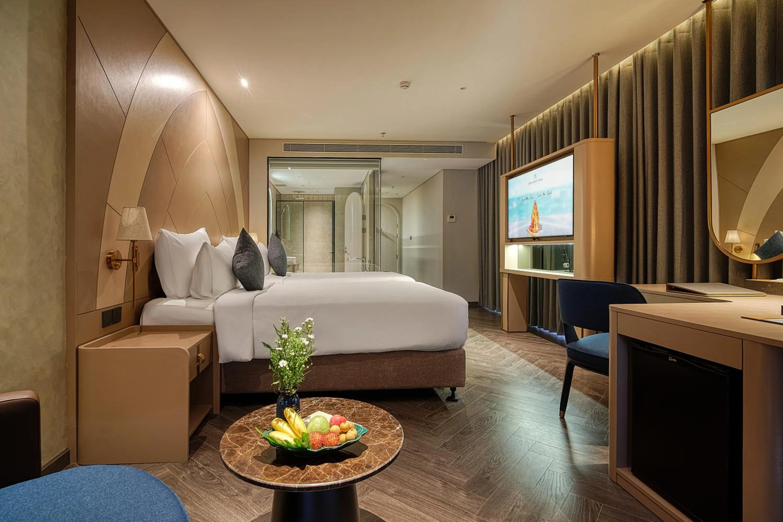 Bed in Champton Nha Trang Hotel