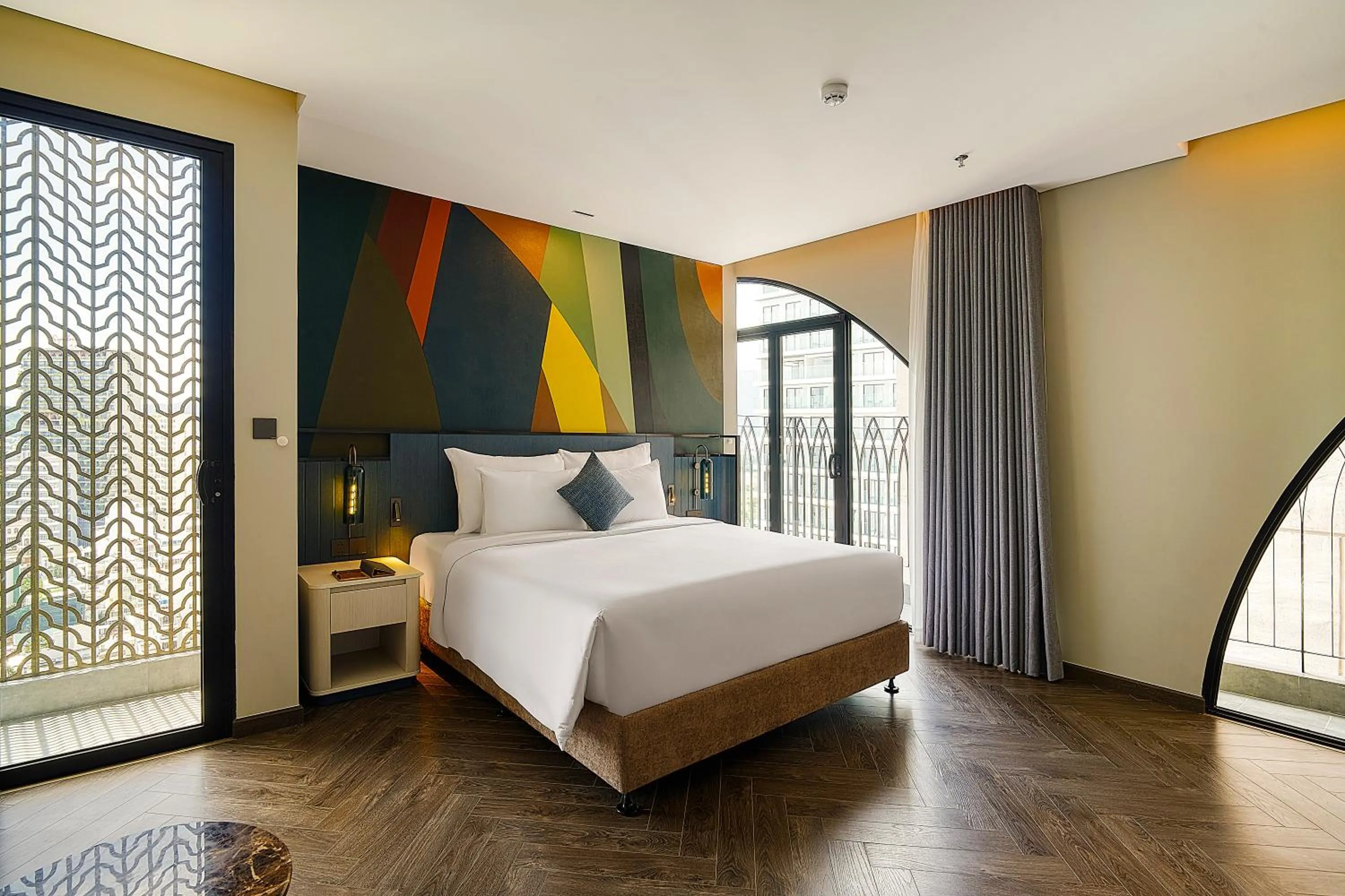 Bed in Champton Nha Trang Hotel