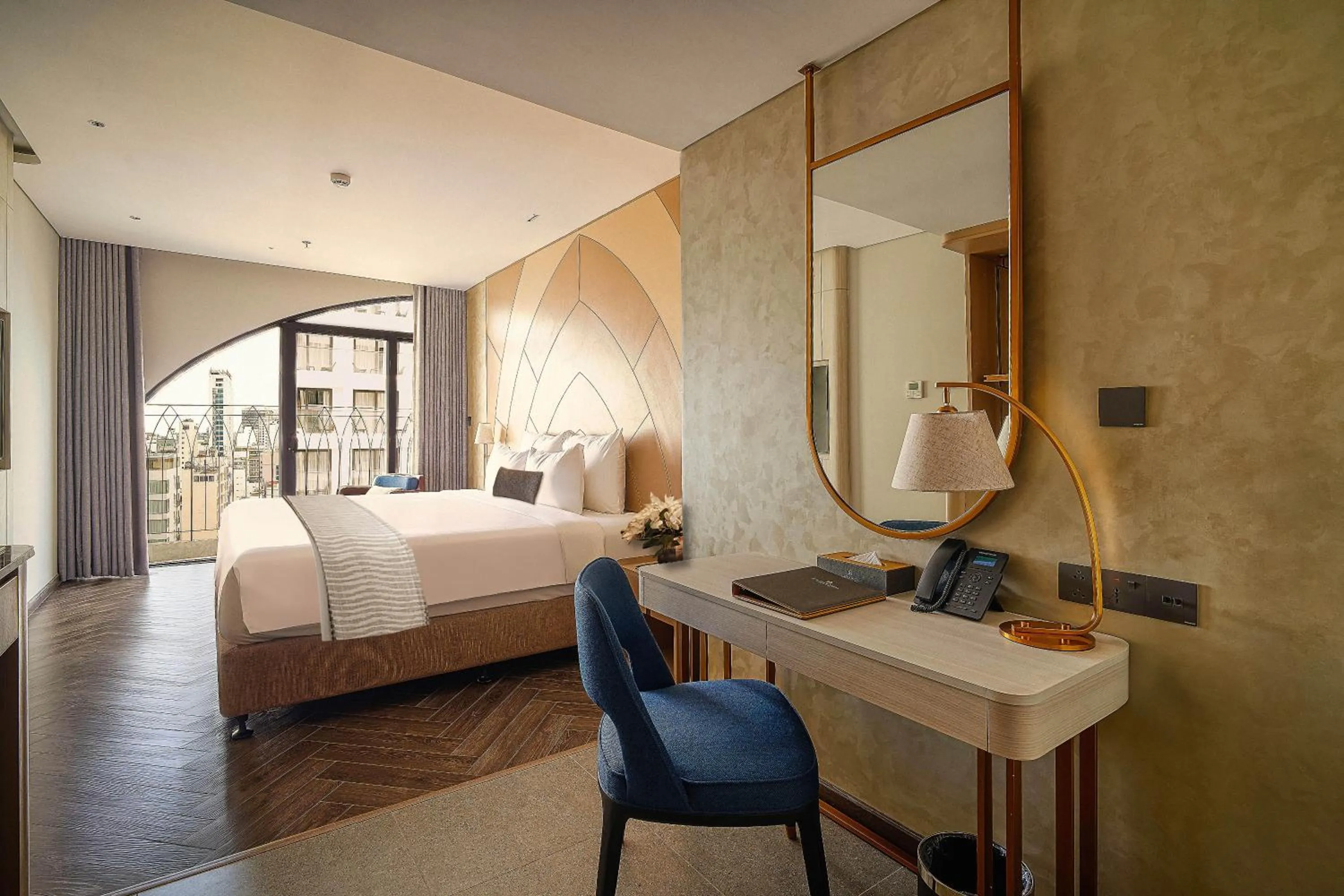 Bed in Champton Nha Trang Hotel