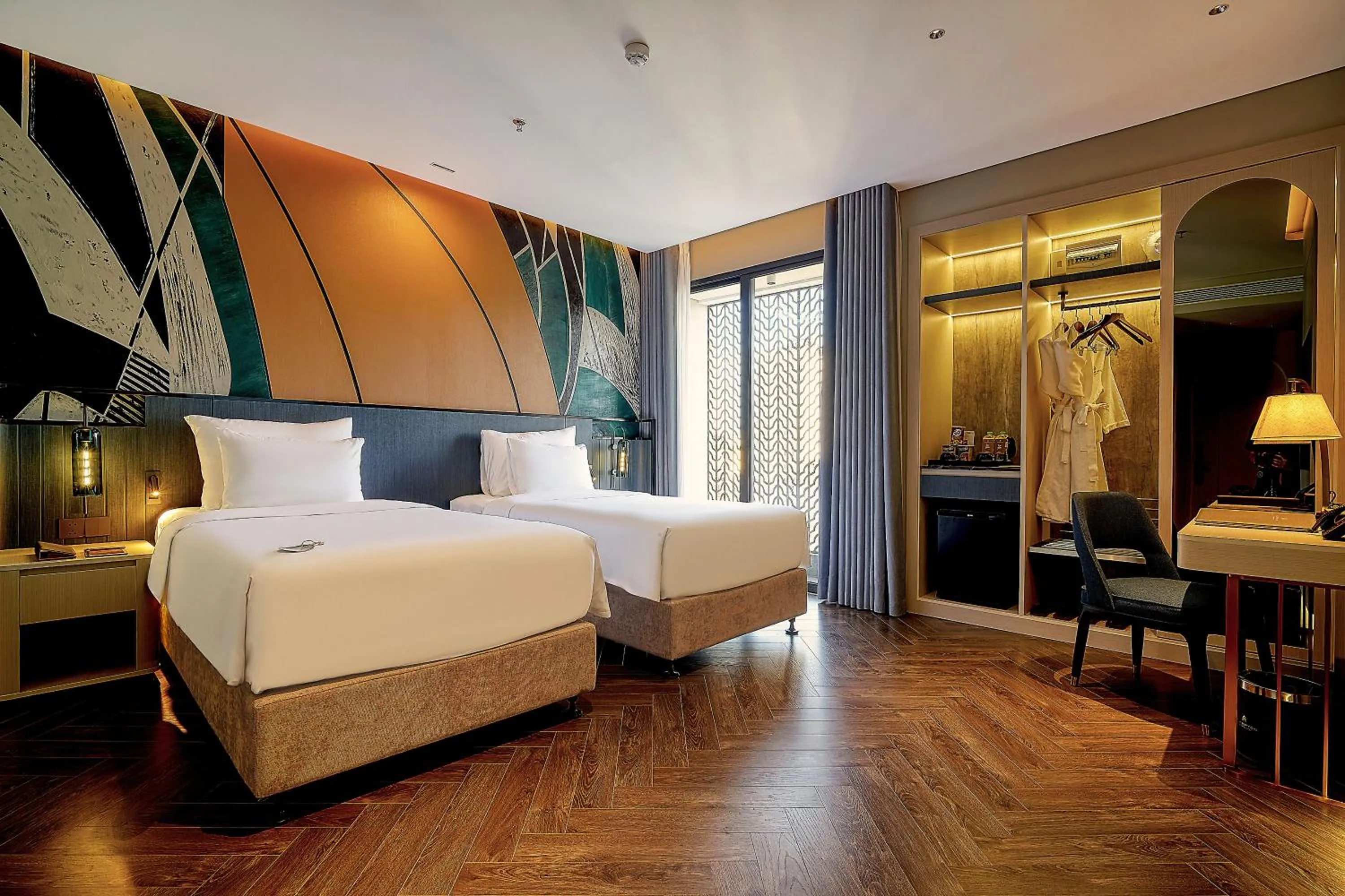 Bed in Champton Nha Trang Hotel