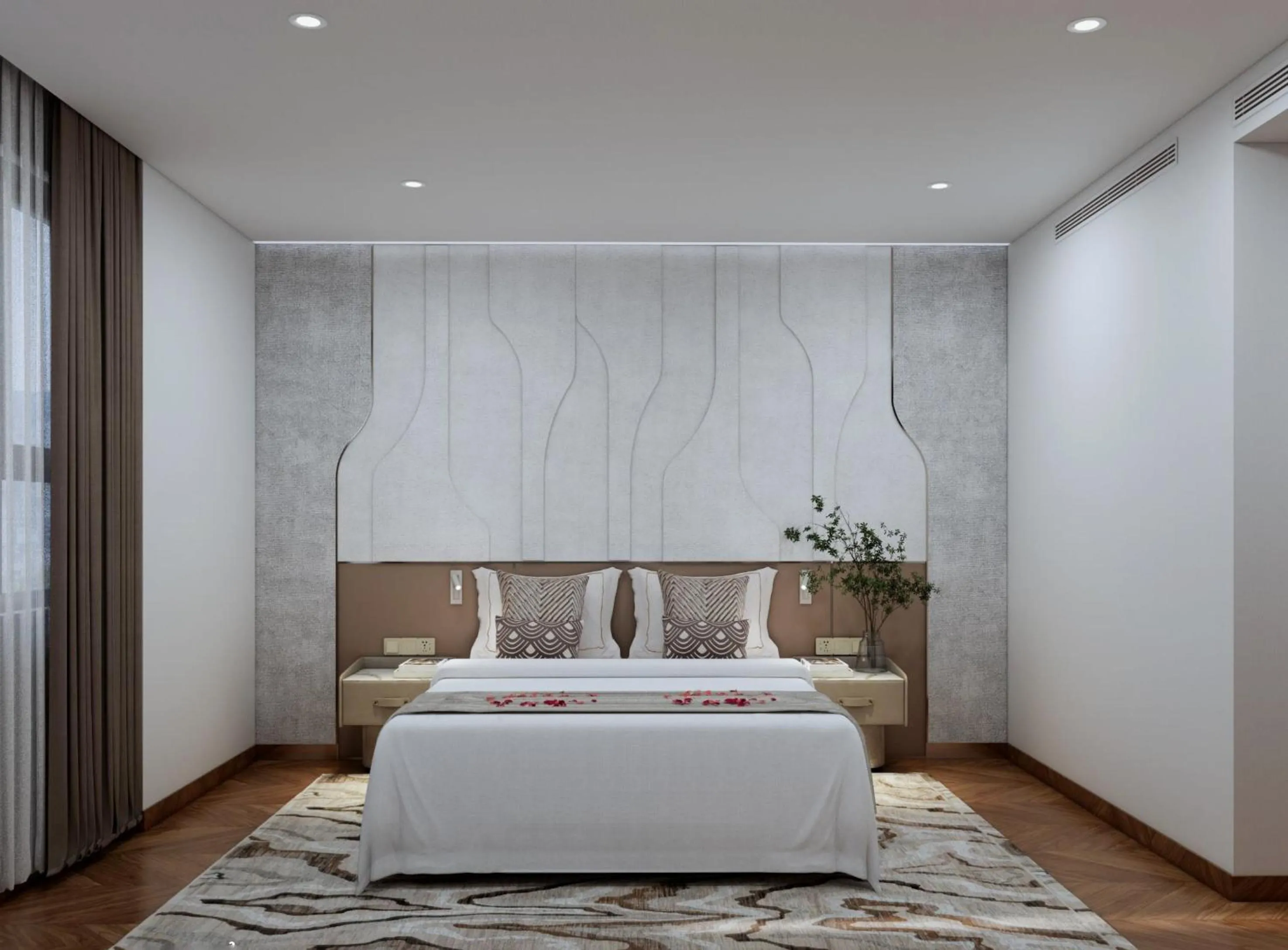 Bed in Champton Nha Trang Hotel