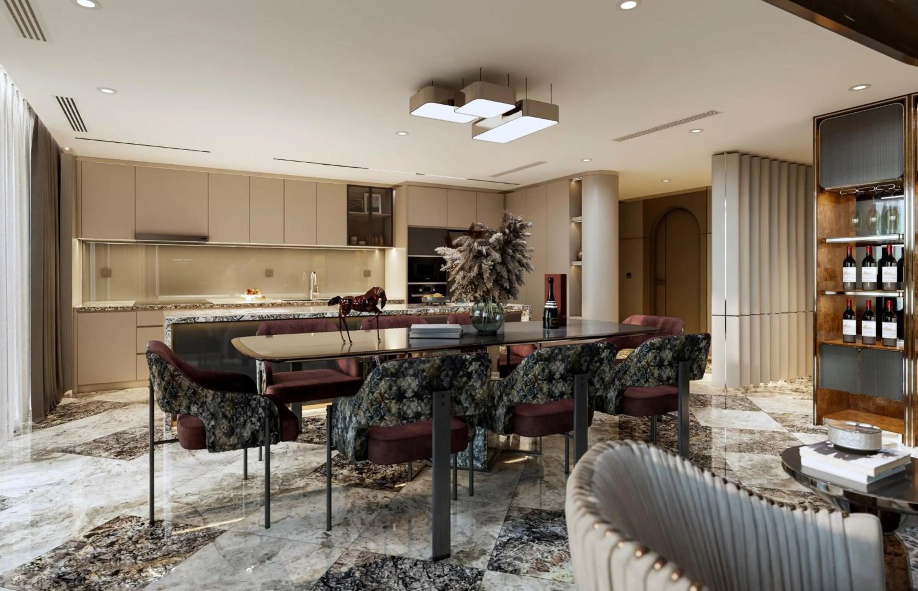 Kitchen or kitchenette in Champton Nha Trang Hotel