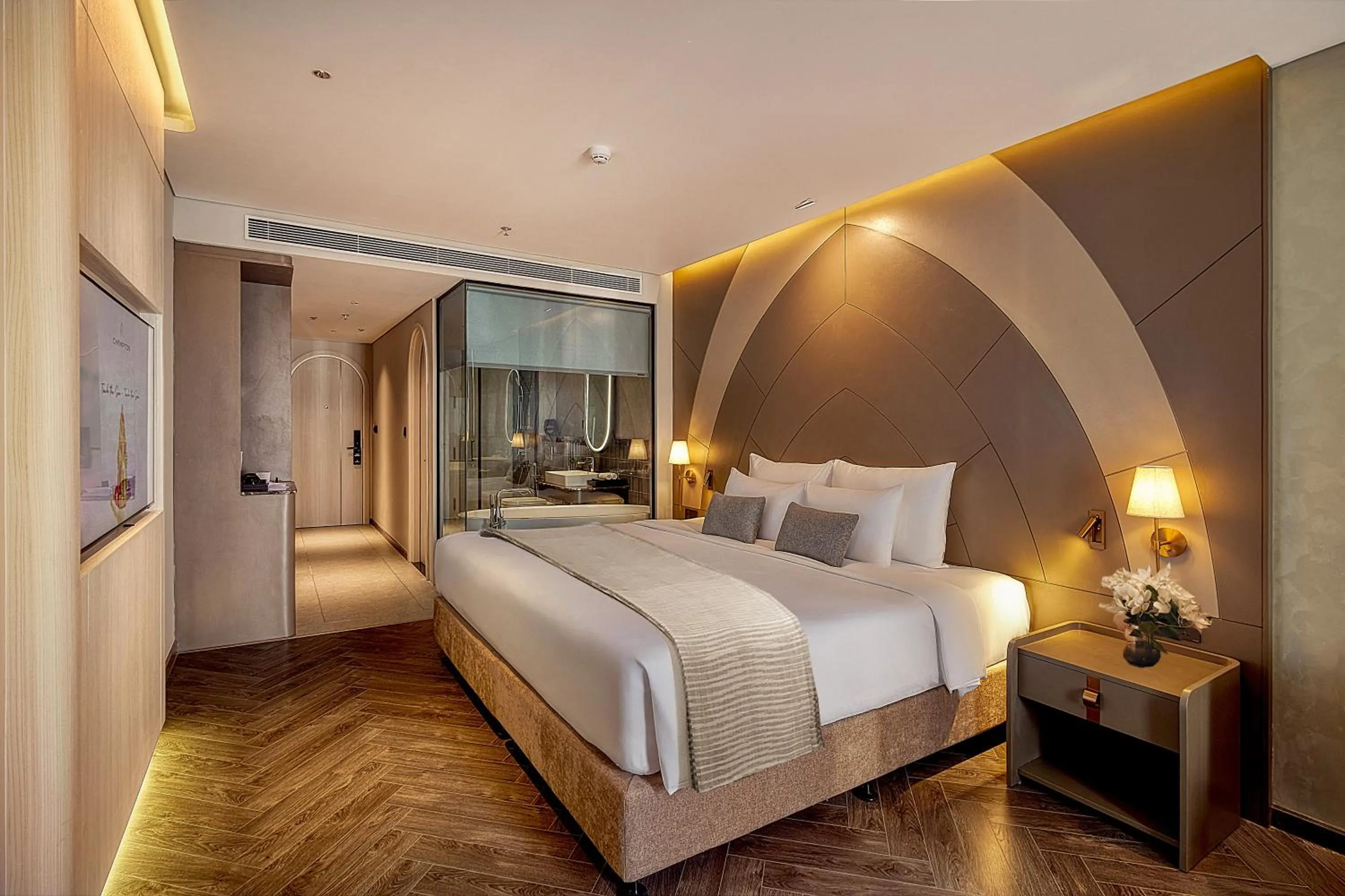 Bed in Champton Nha Trang Hotel