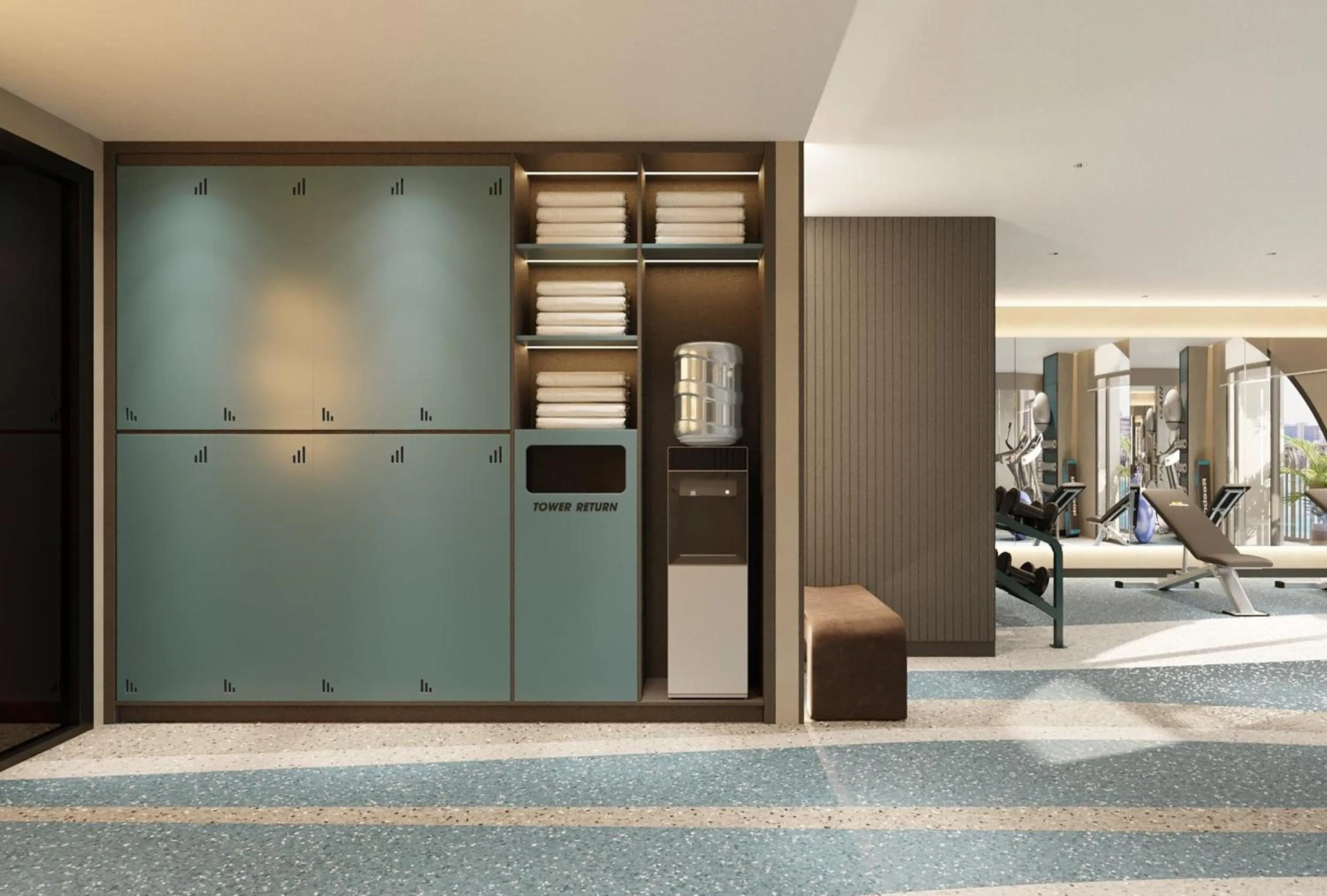 Fitness centre/facilities in Champton Nha Trang Hotel