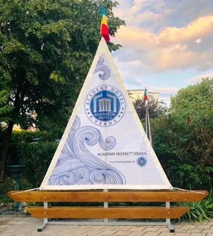 Seating area in Academy Hotel