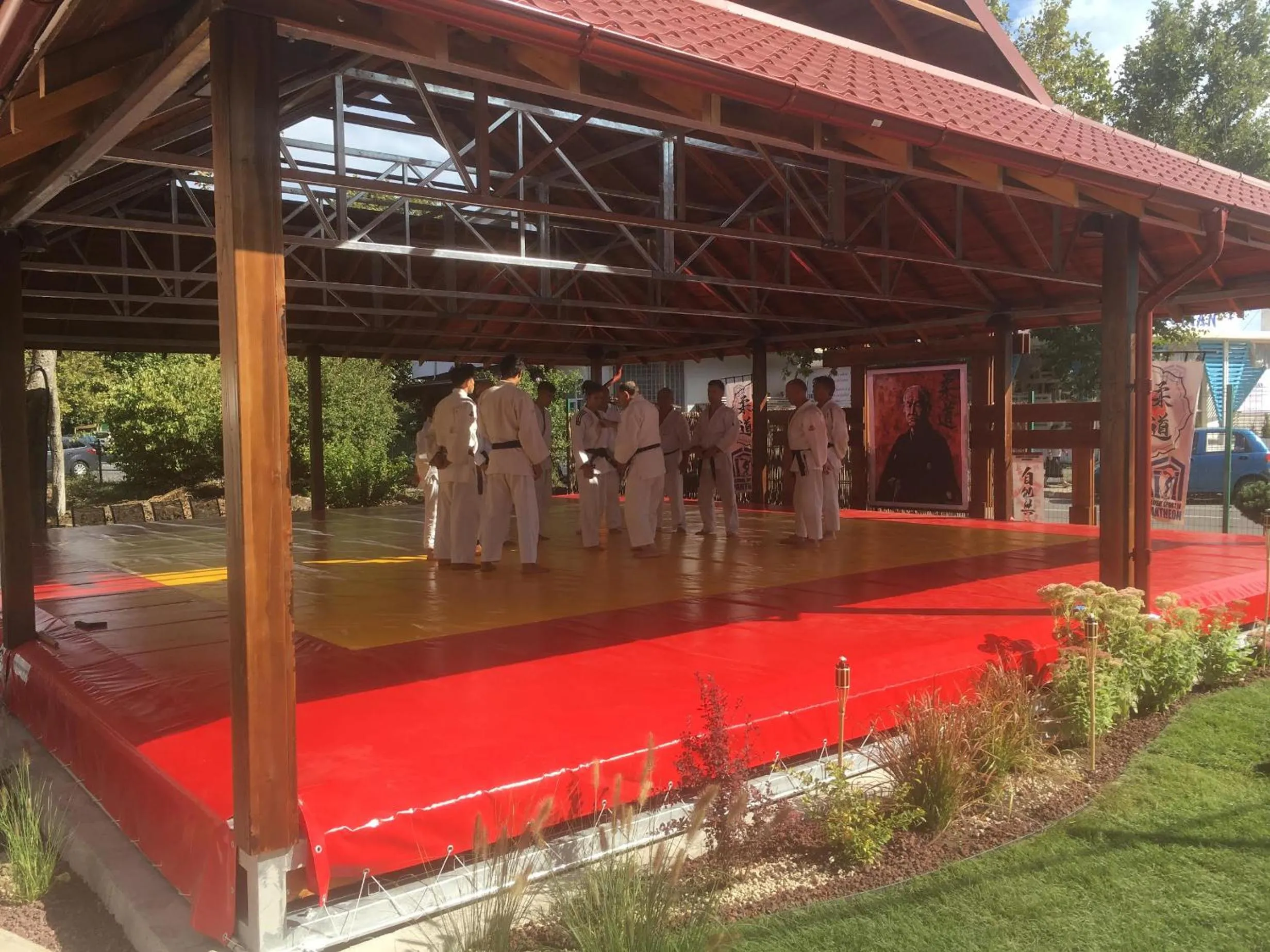 Garden view in Academy Hotel