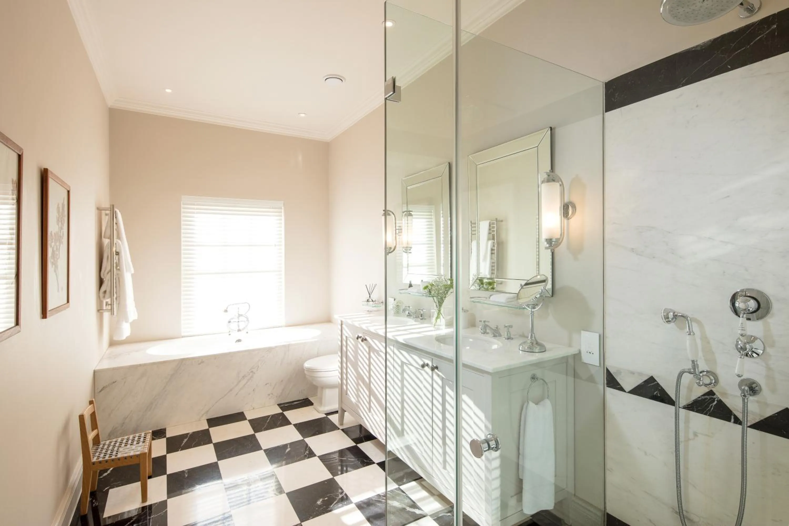 Bathroom in Leeu House