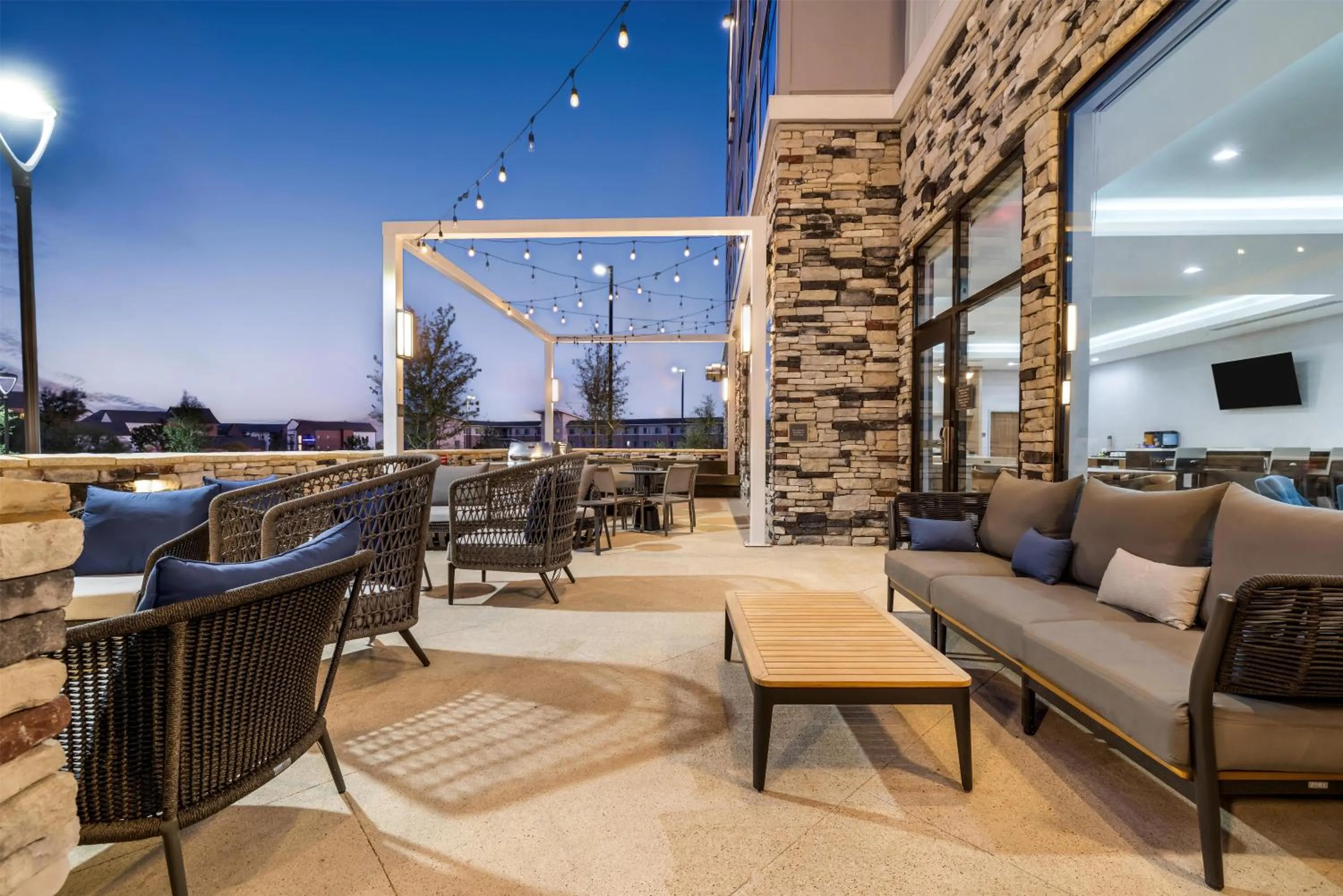 Patio in Homewood Suites By Hilton Austin Airport