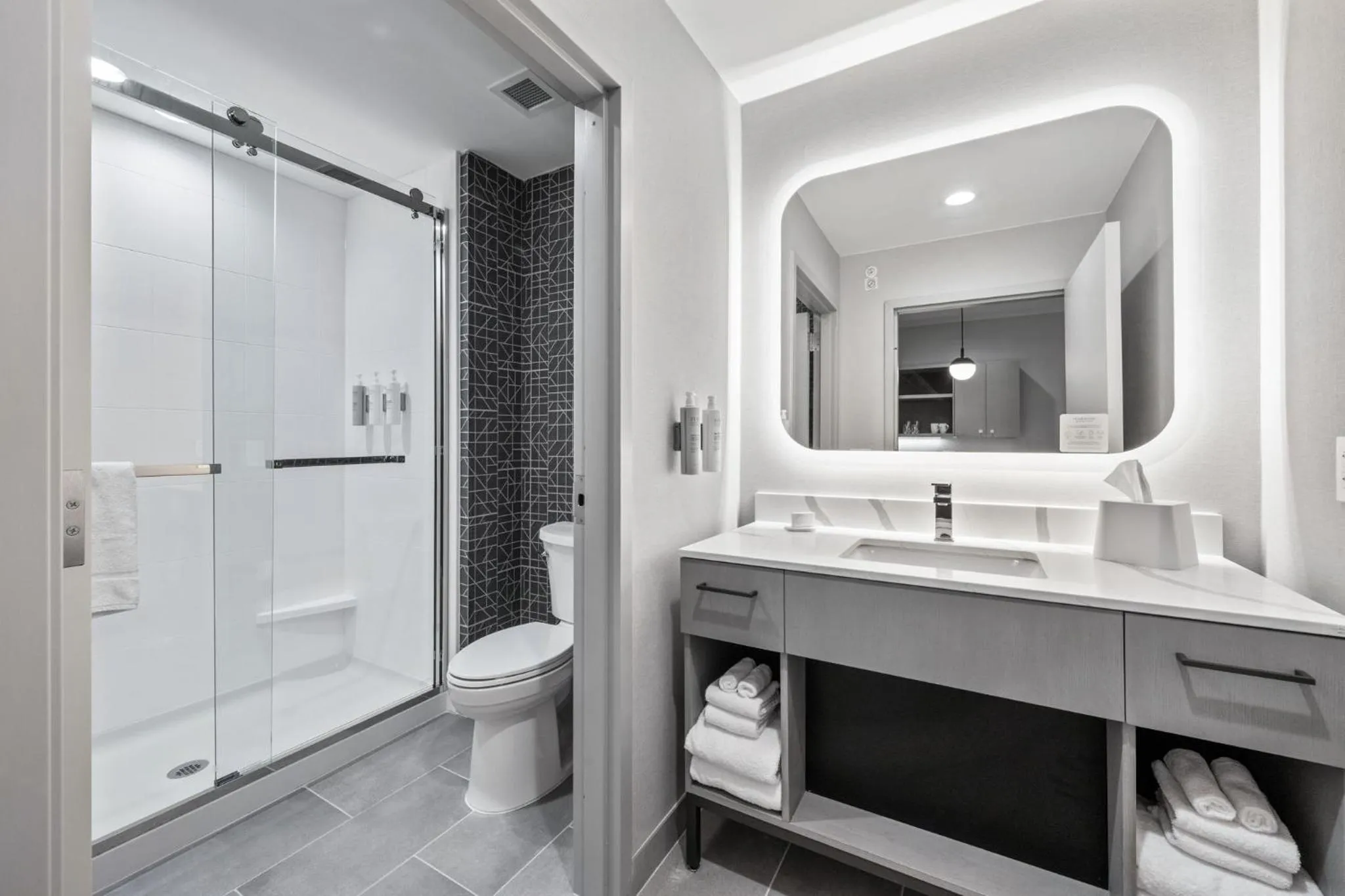 Bathroom in Homewood Suites By Hilton Austin Airport