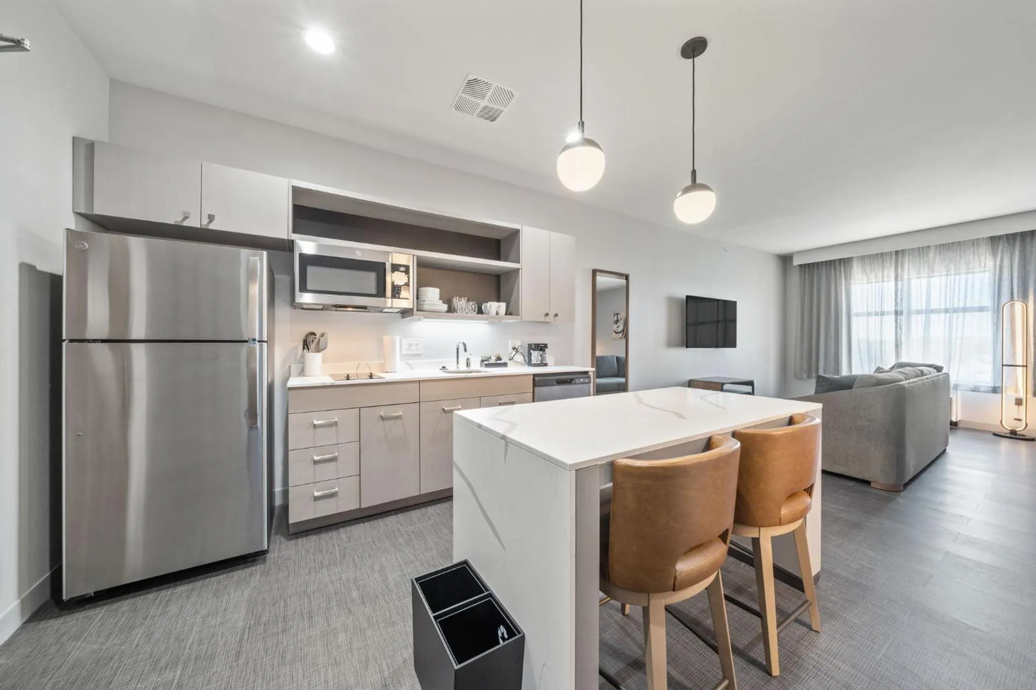 kitchen in Homewood Suites By Hilton Austin Airport