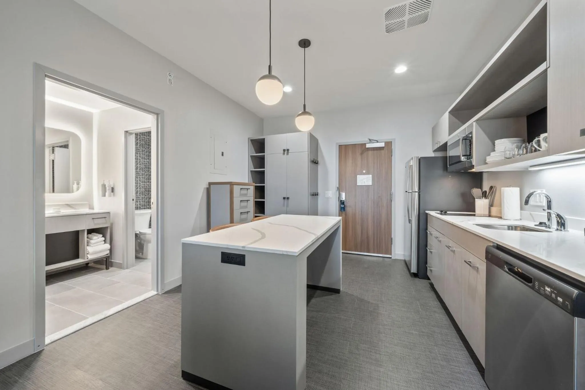 Bedroom in Homewood Suites By Hilton Austin Airport