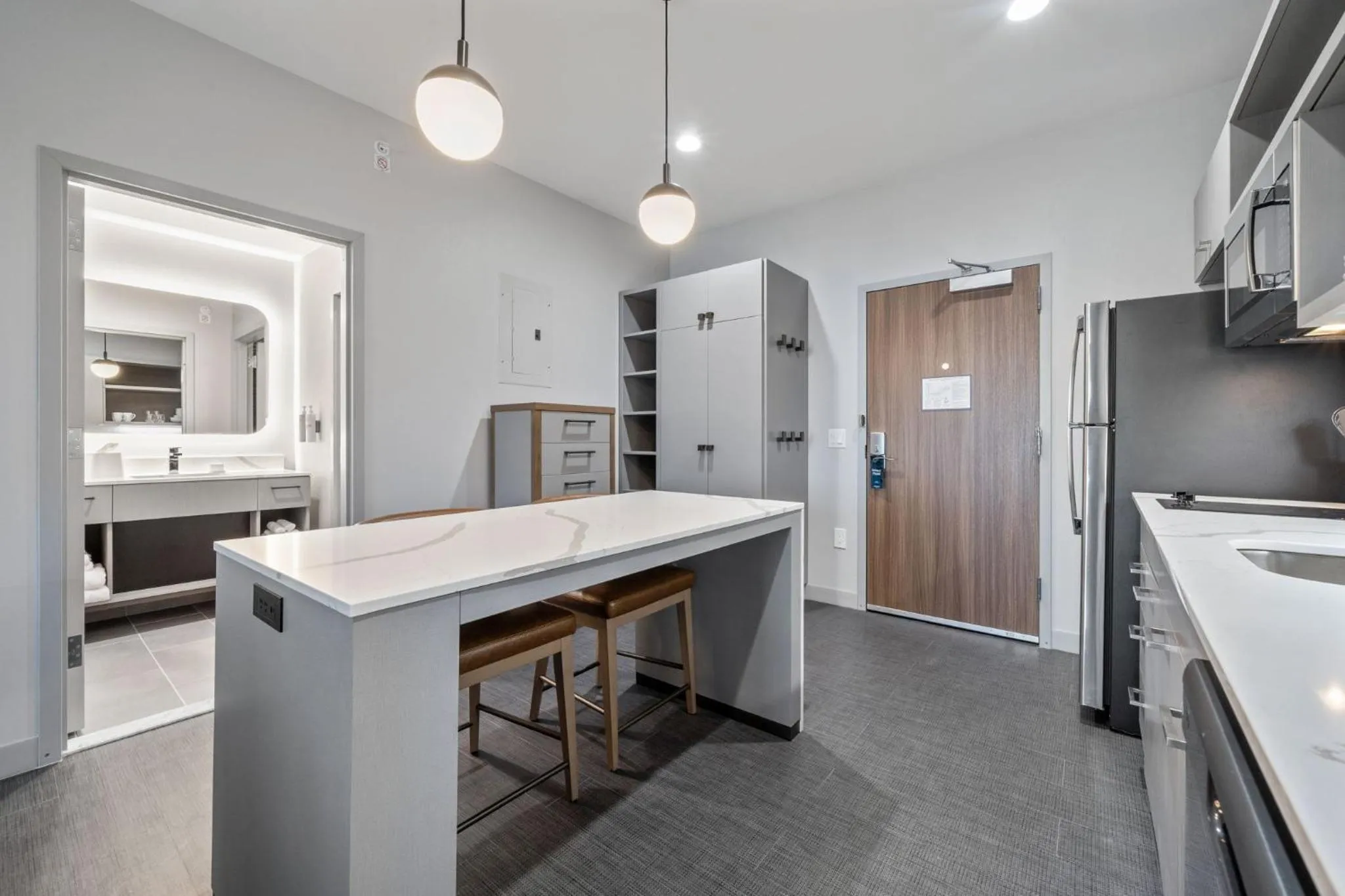 kitchen in Homewood Suites By Hilton Austin Airport