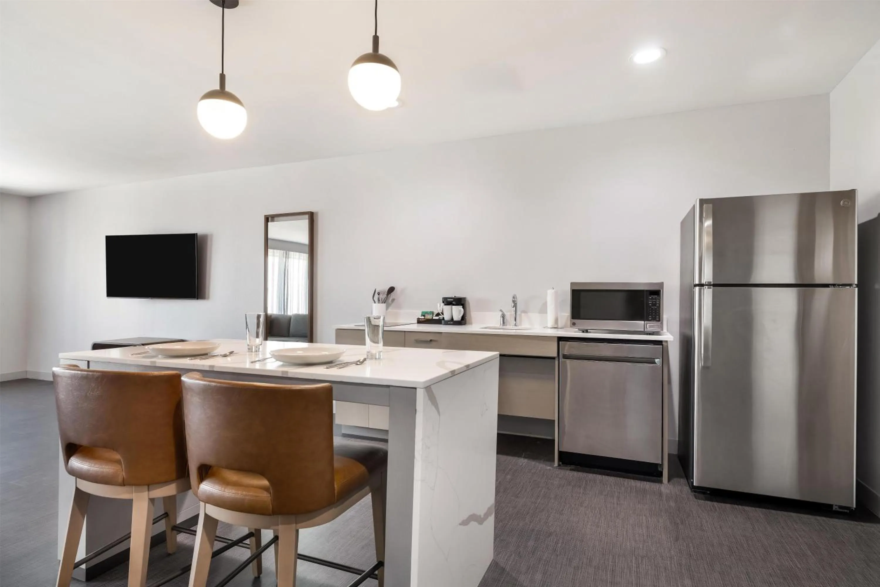 Kitchen or kitchenette in Homewood Suites By Hilton Austin Airport