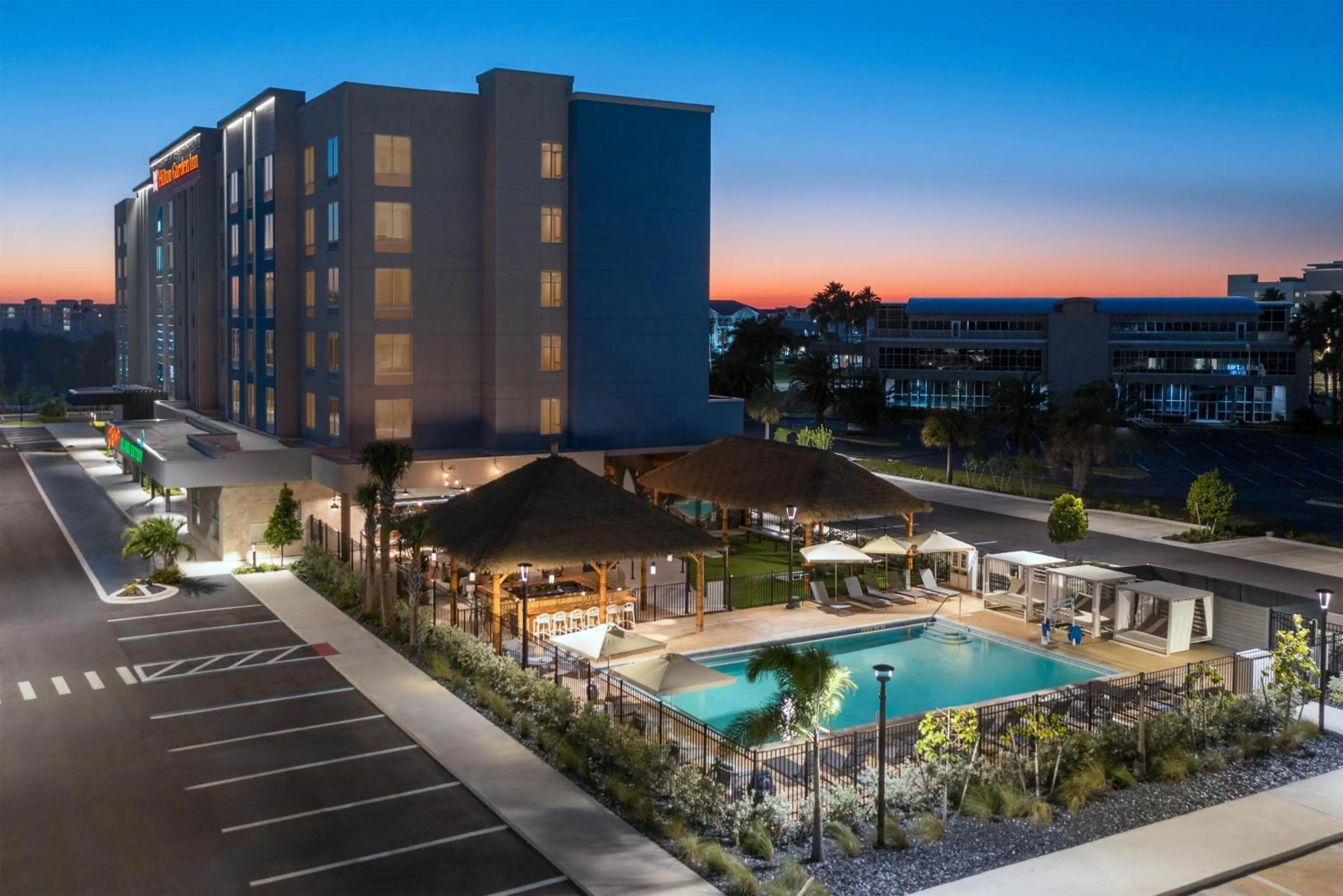 Property building in Hilton Garden Inn Cape Canaveral Near Cocoa Beach