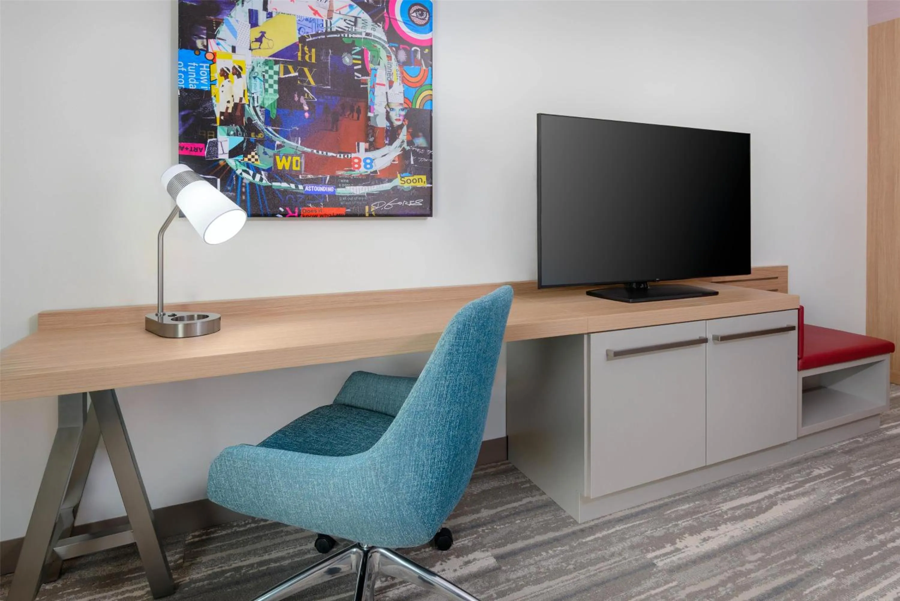 Bedroom in Hilton Garden Inn Cape Canaveral Near Cocoa Beach