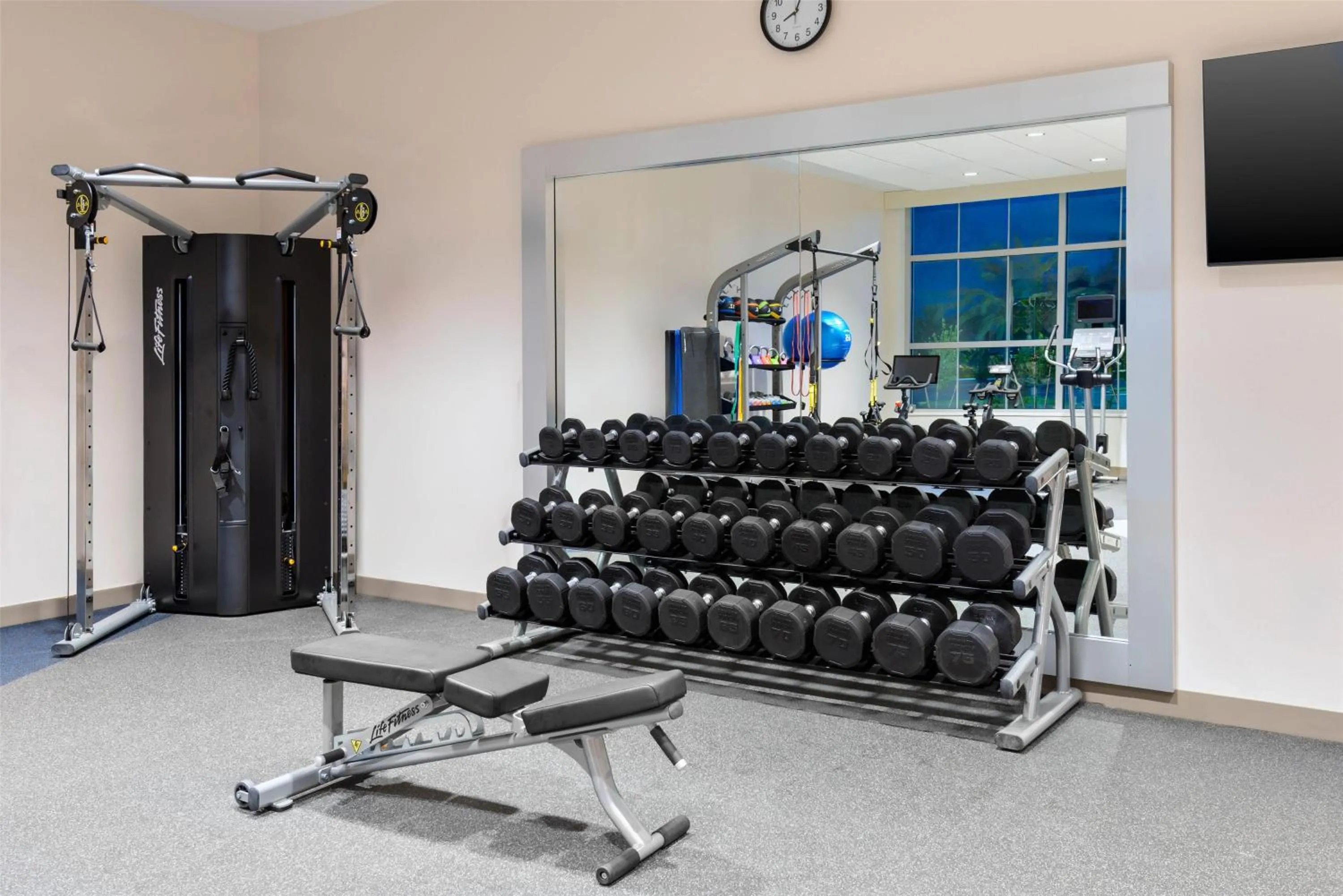 Fitness centre/facilities in Hilton Garden Inn Cape Canaveral Near Cocoa Beach